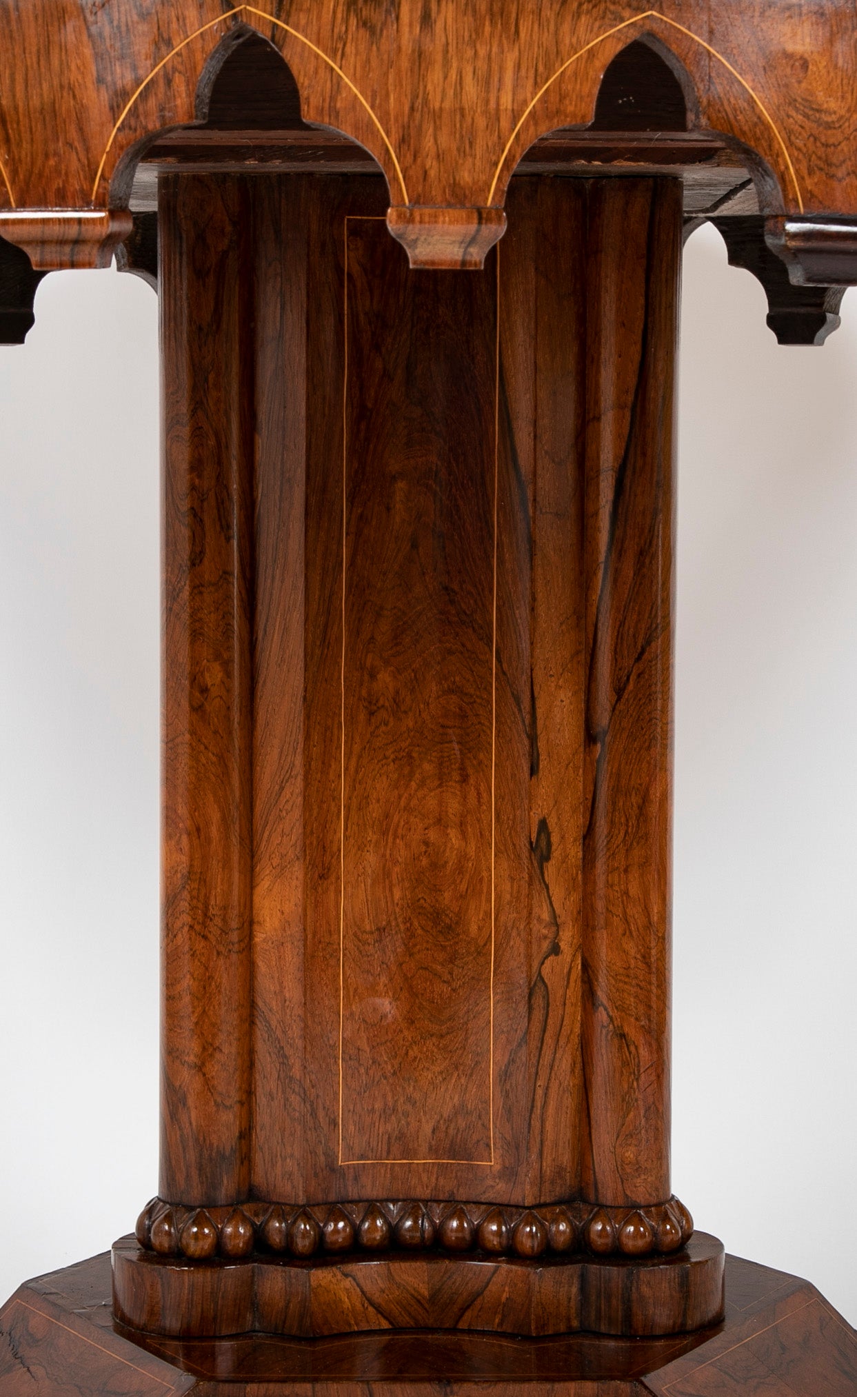 Russian Neoclassical Rosewood Tilt Top Center Table