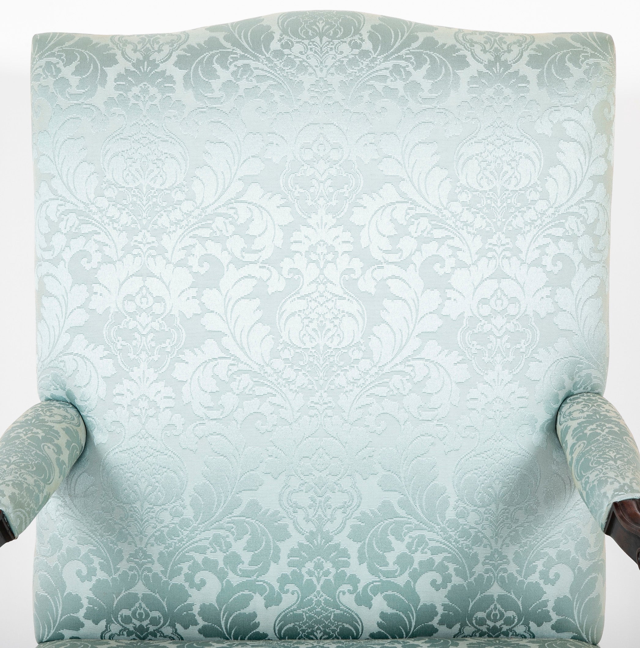Pair of George III Period Mahogany Gainsboro Armchairs