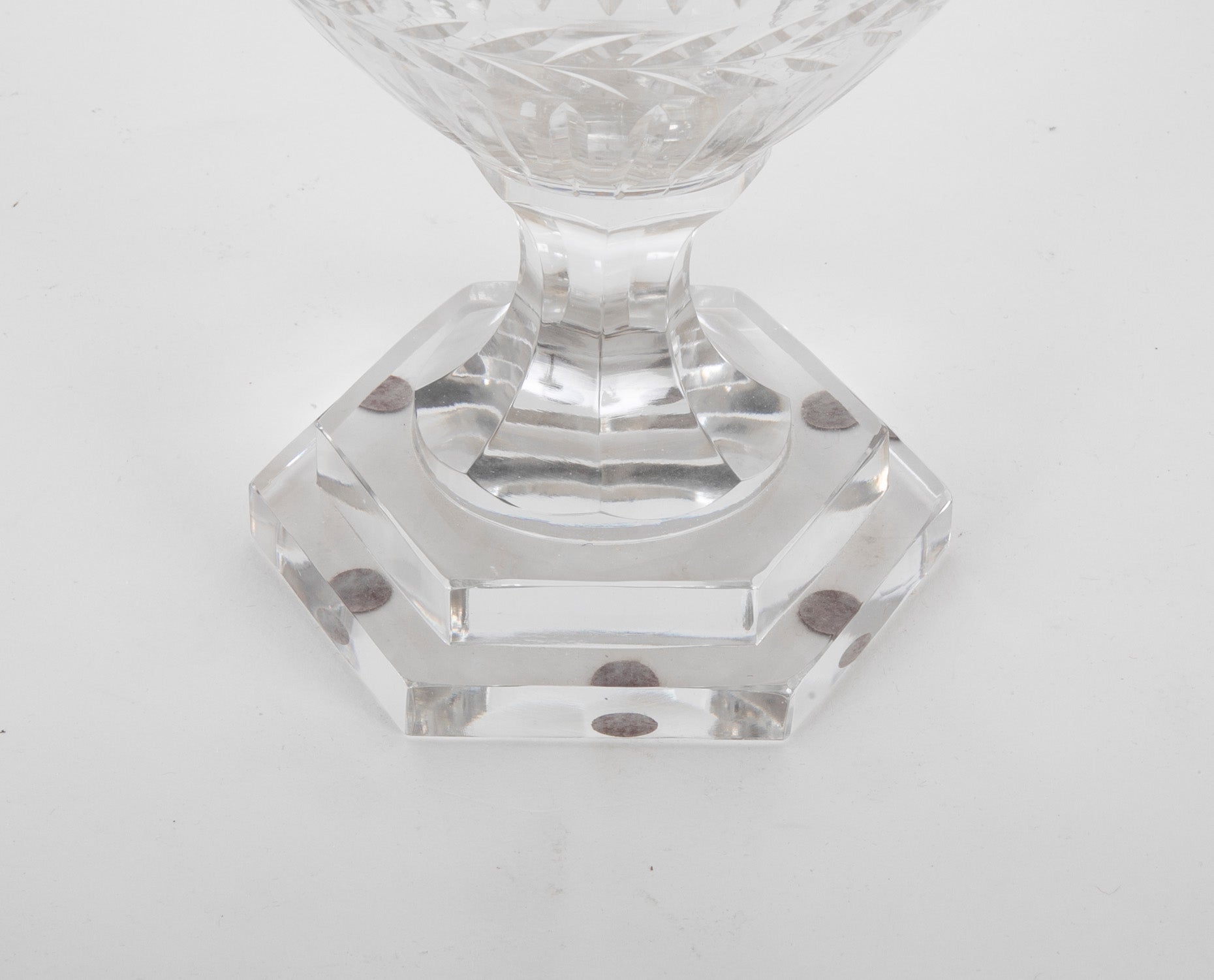 Three Very Large Apothecary Jars Possibly Baccarat