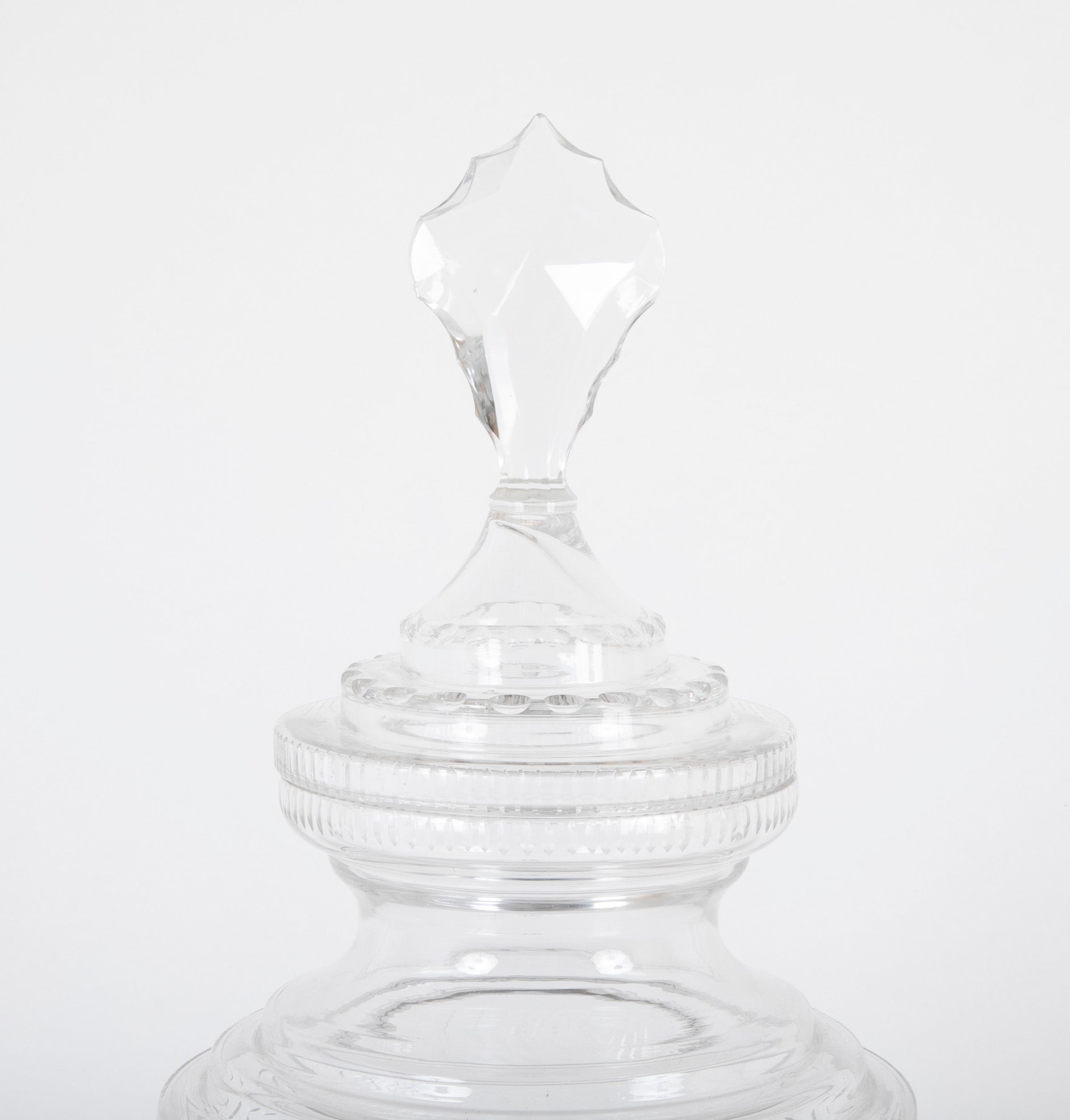 Three Very Large Apothecary Jars Possibly Baccarat