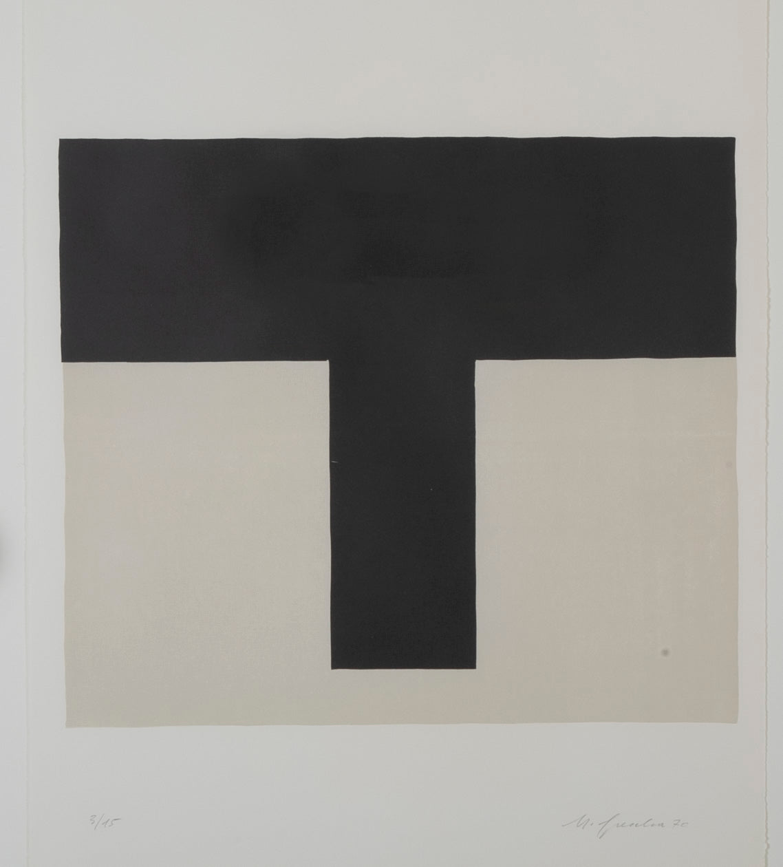 Matias Spescha Color Linocut from "10 Lines"