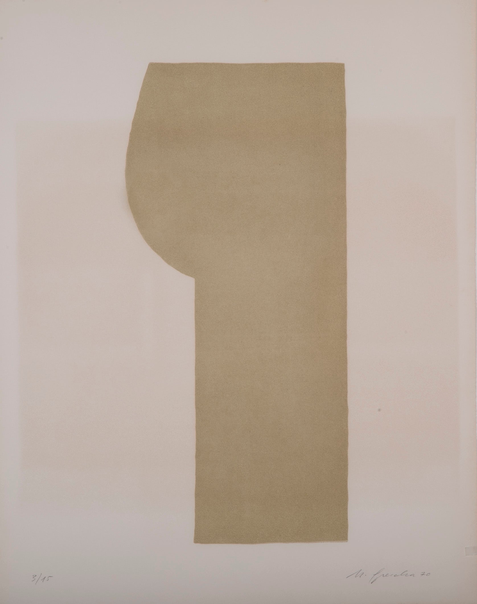 Matias Spescha Color Linocut from "10 Lines"