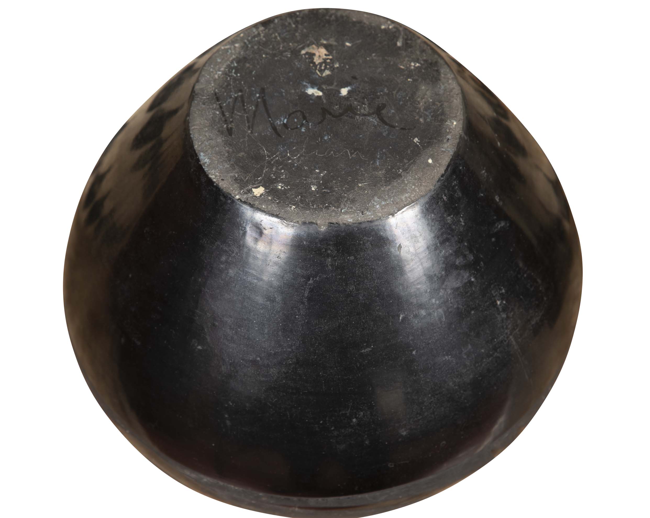 A San Ildefonso Pueblo Blackware Vase by Maria and Julian Martinez