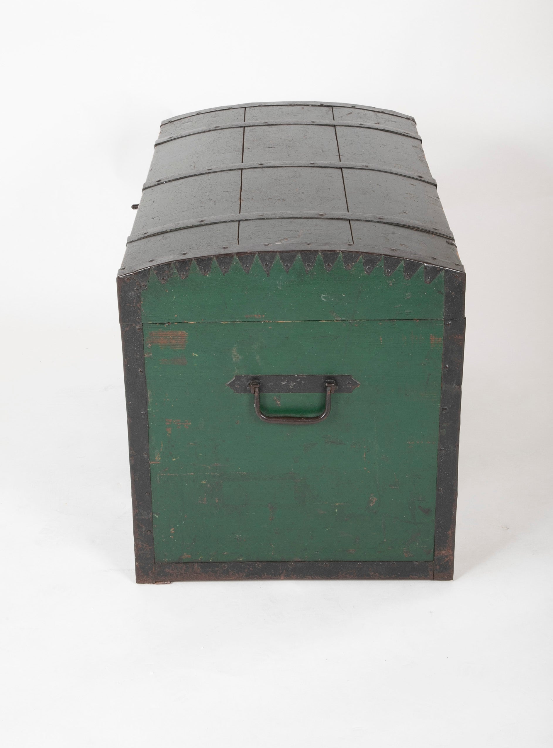Green Iron Strap Trunk
