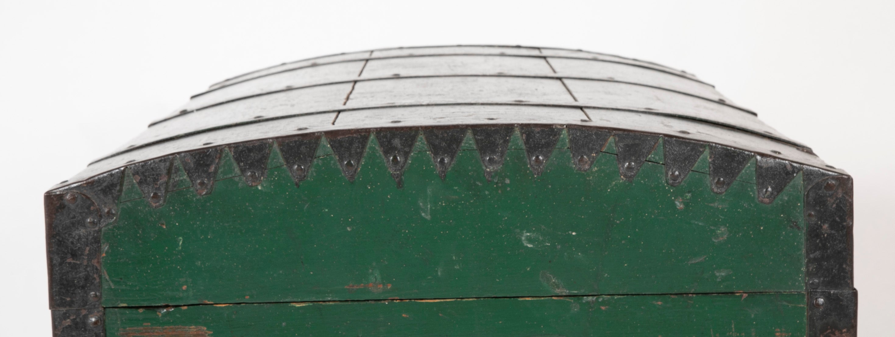 Green Iron Strap Trunk