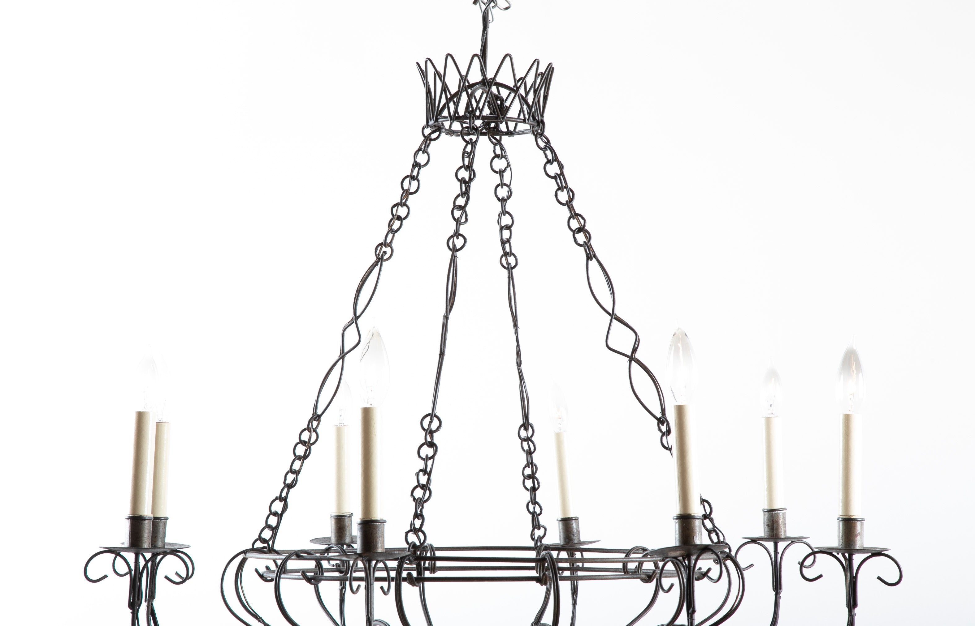 French Wire Chandelier