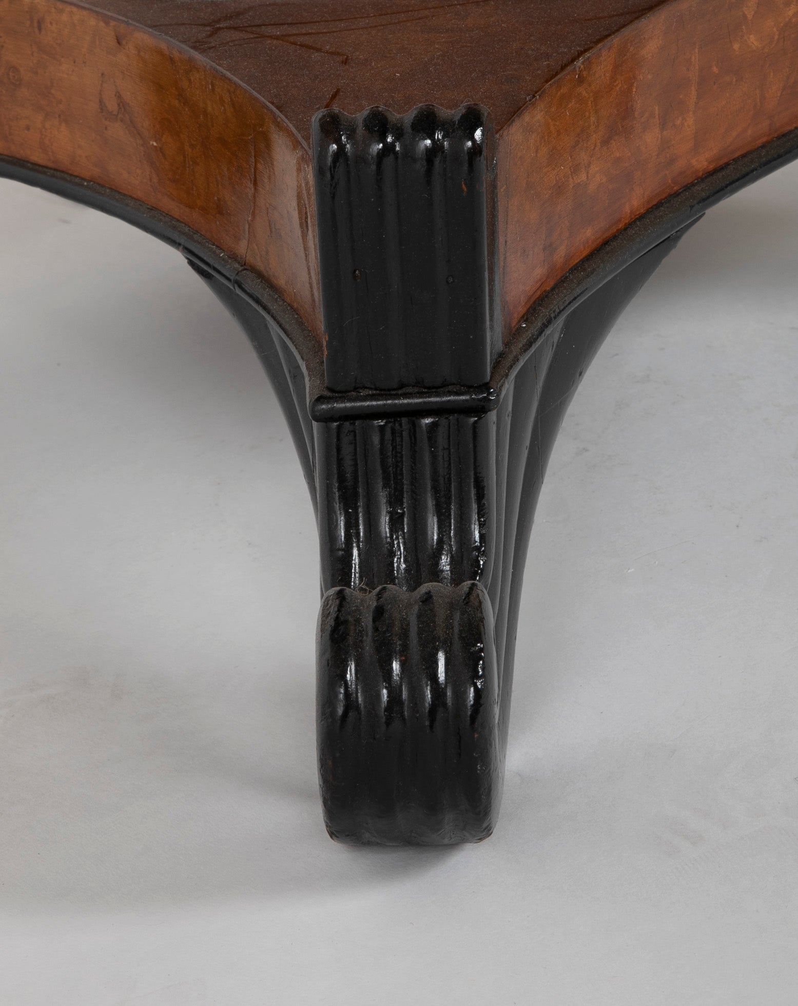 An Octagonal Biedermeier Style Marble Top Center Table