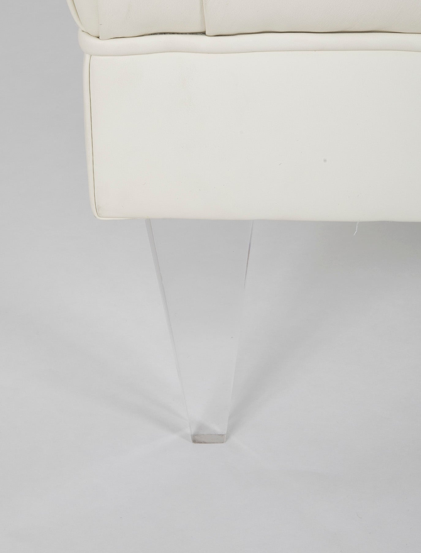 Fendi Suede Cloth Tufted Ottoman