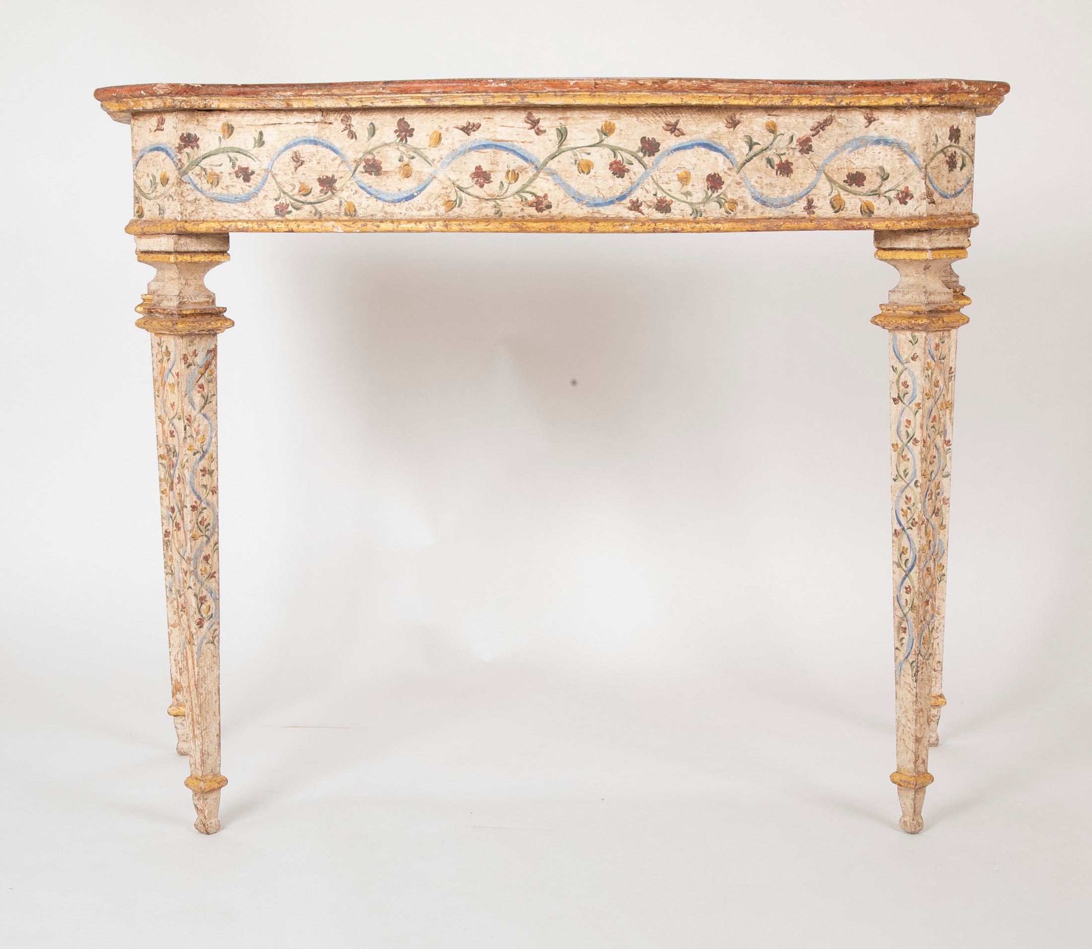 Pair of Late 18th Century Venetian Painted Consoles