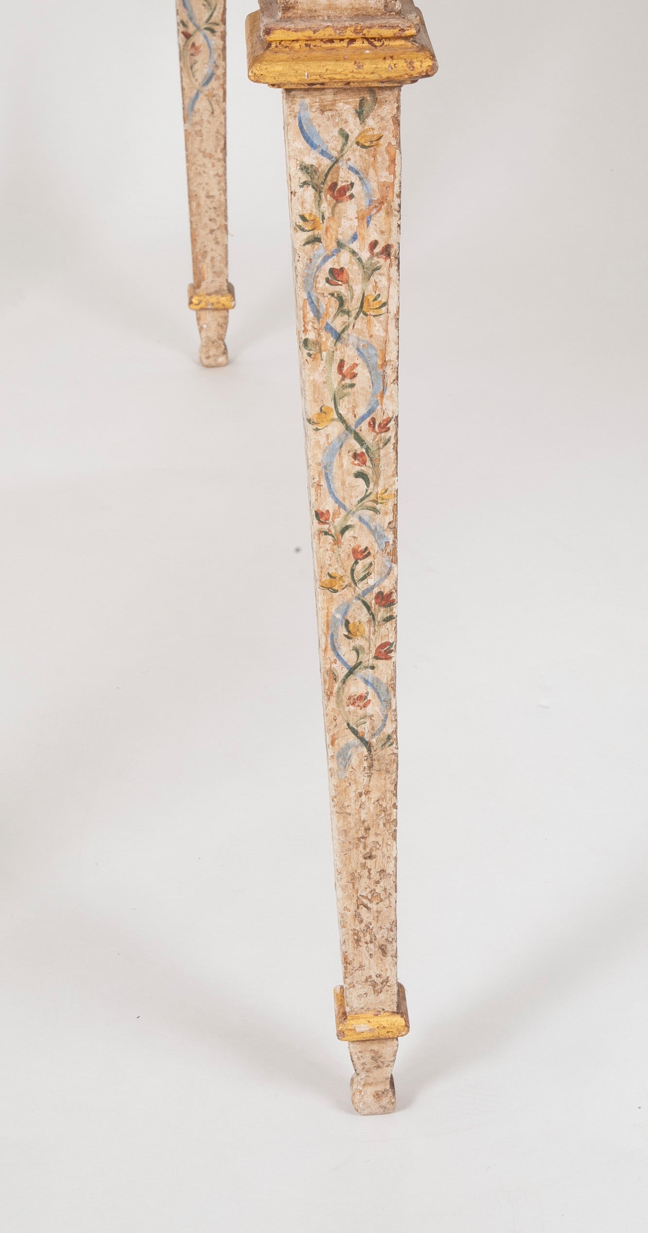 Pair of Late 18th Century Venetian Painted Consoles