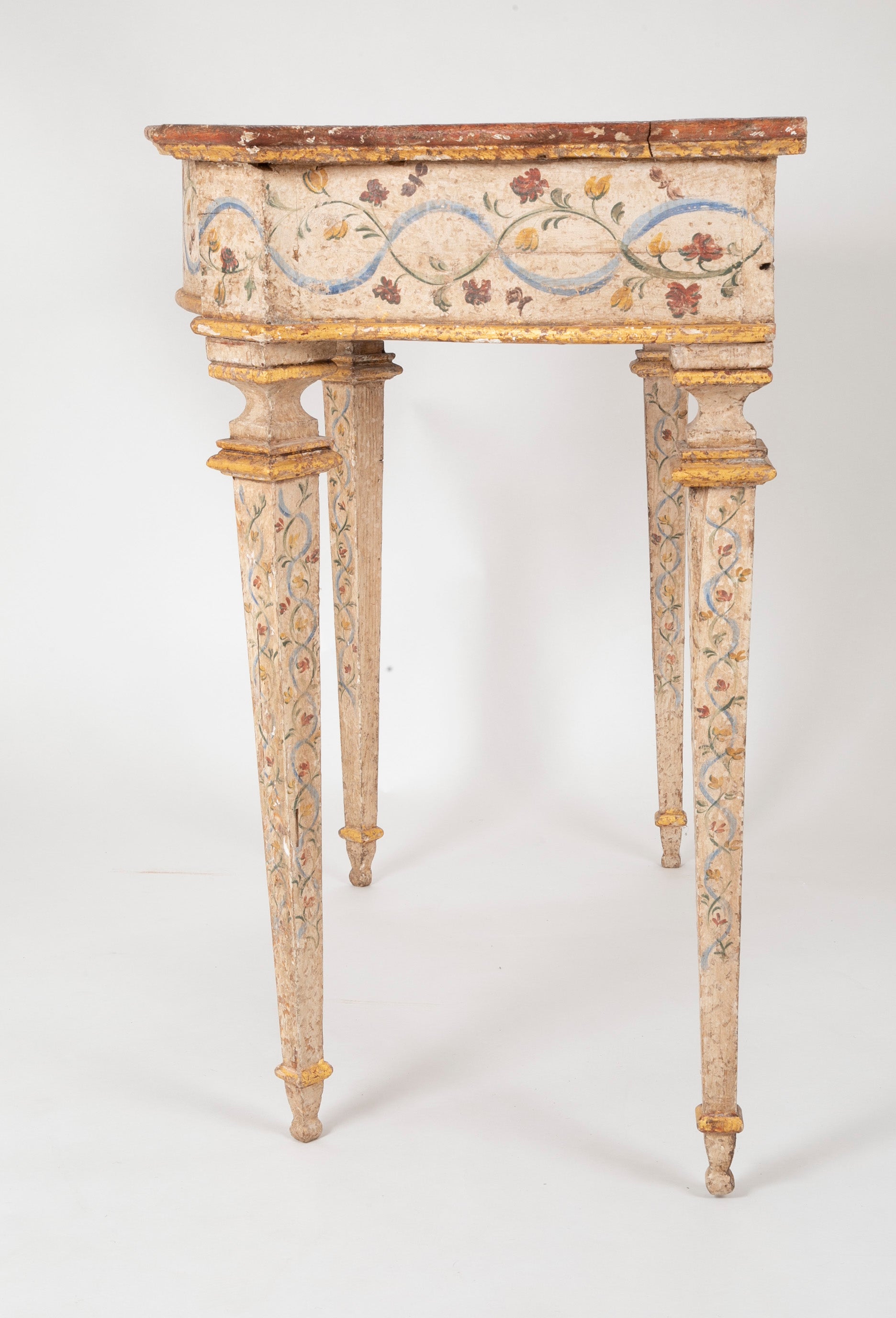 Pair of Late 18th Century Venetian Painted Consoles