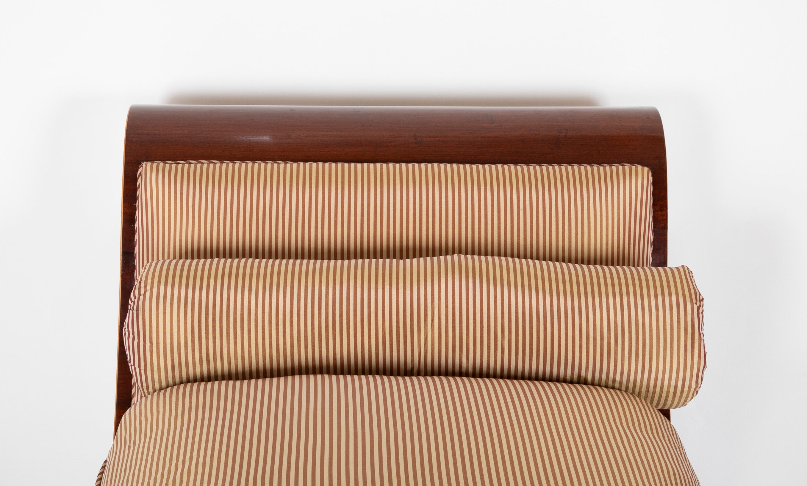 An Empire Mahogany Daybed with Fruitwood & Ebony Details