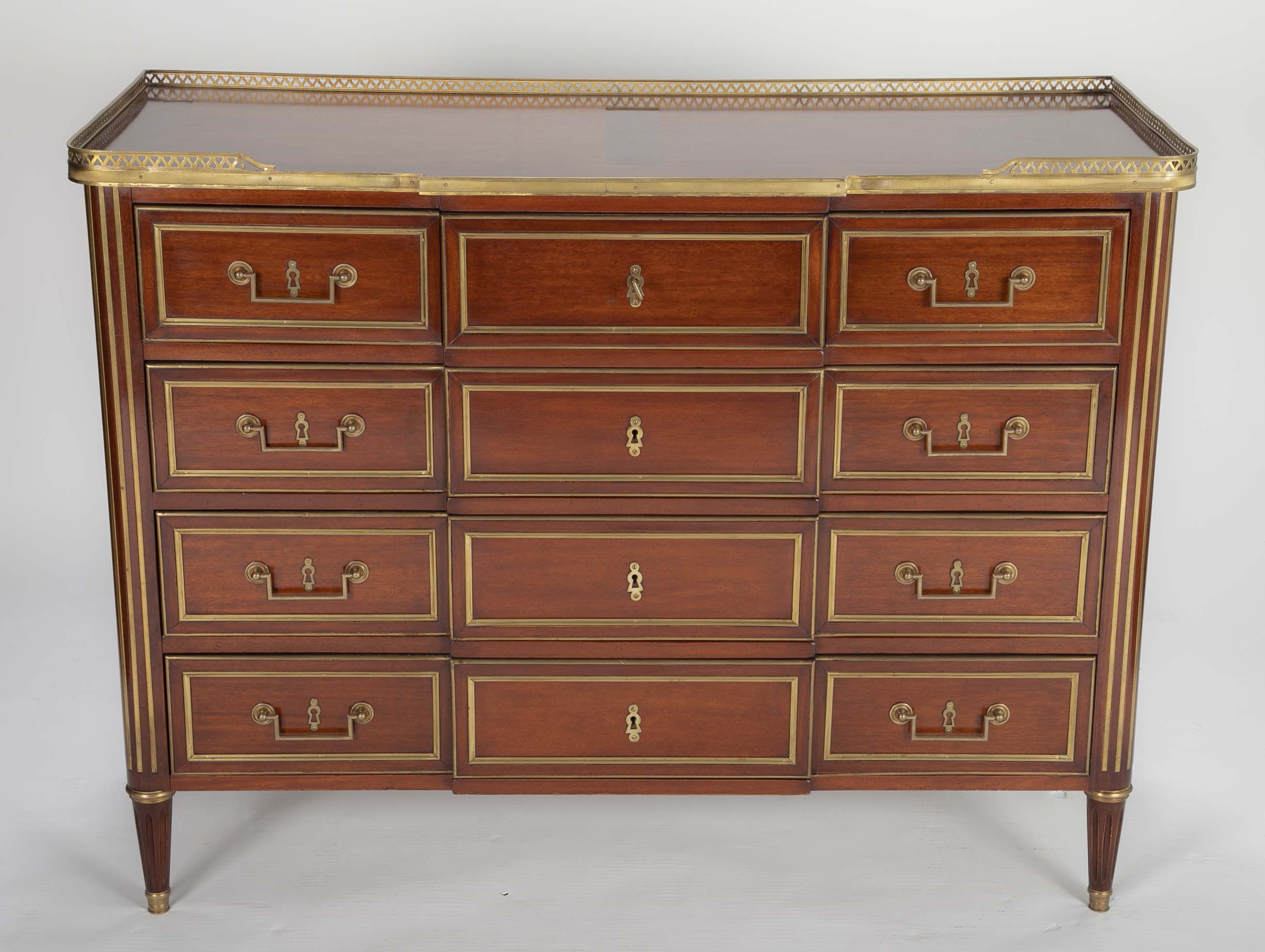Louis XVI Style Mahogany Chest of Drawers