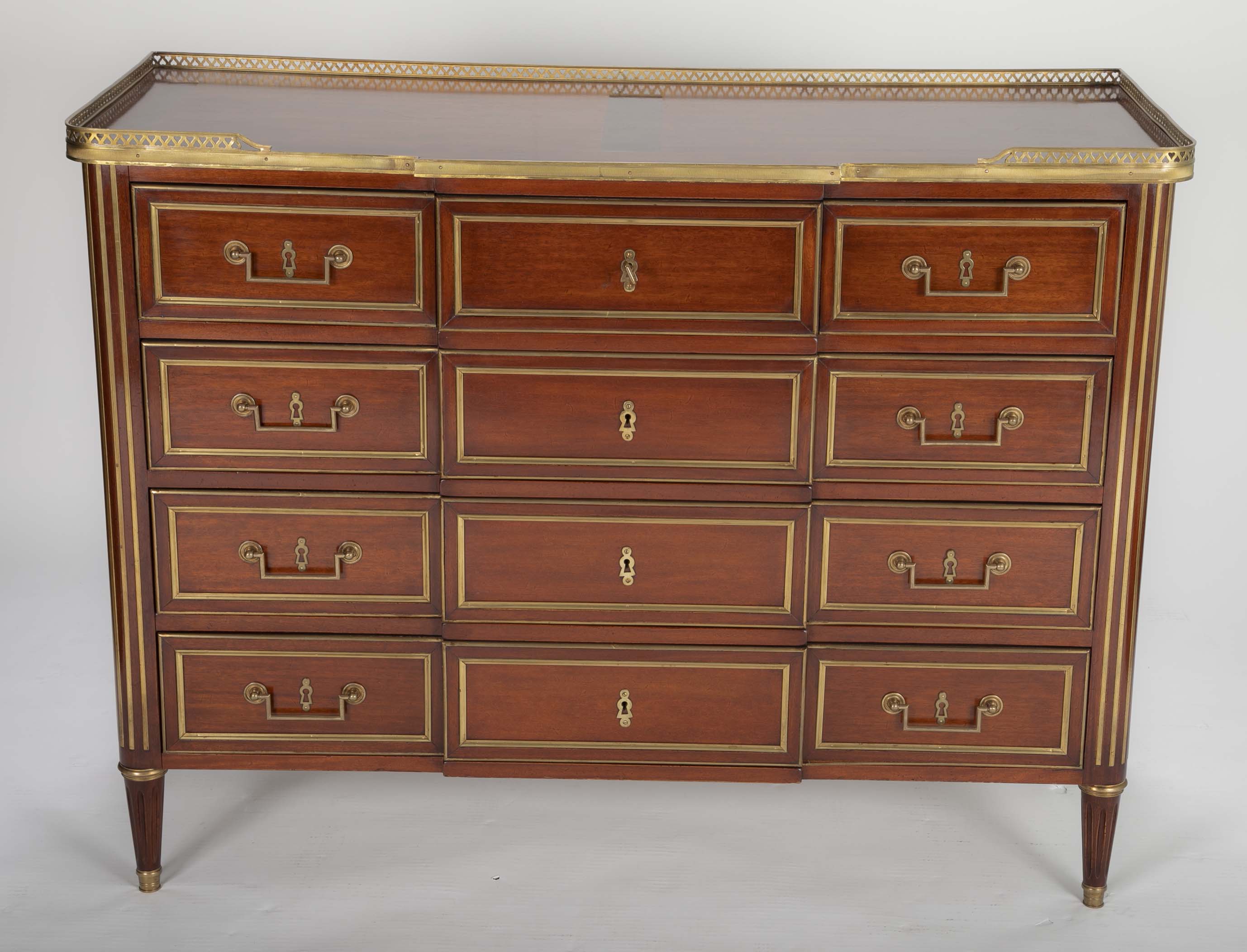 Louis XVI Style Mahogany Chest of Drawers