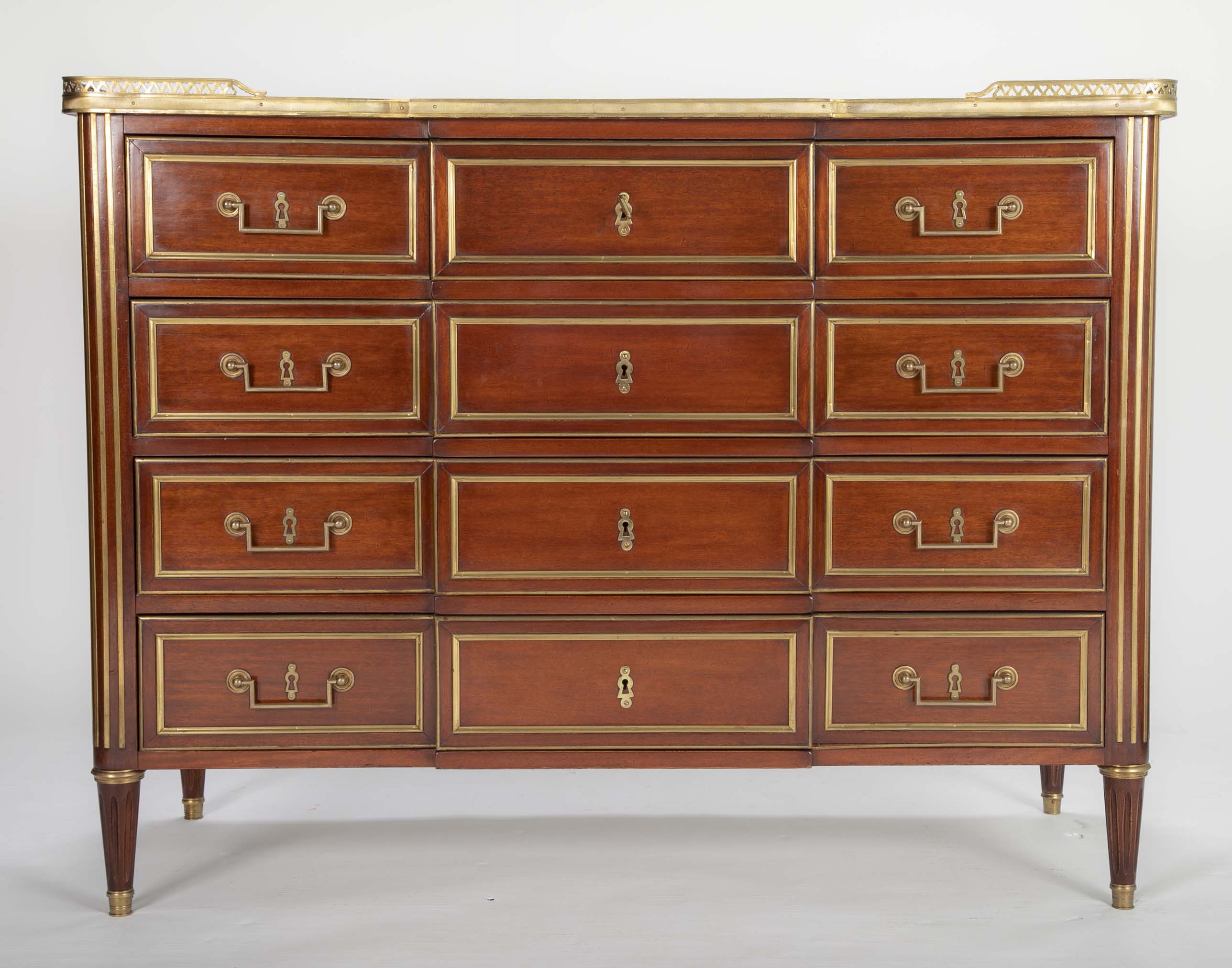 Louis XVI Style Mahogany Chest of Drawers
