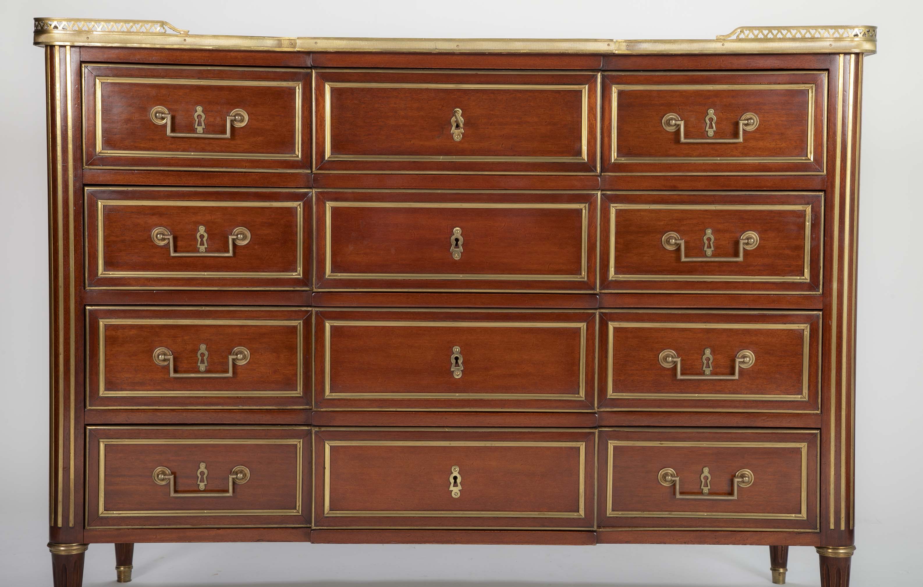 Louis XVI Style Mahogany Chest of Drawers