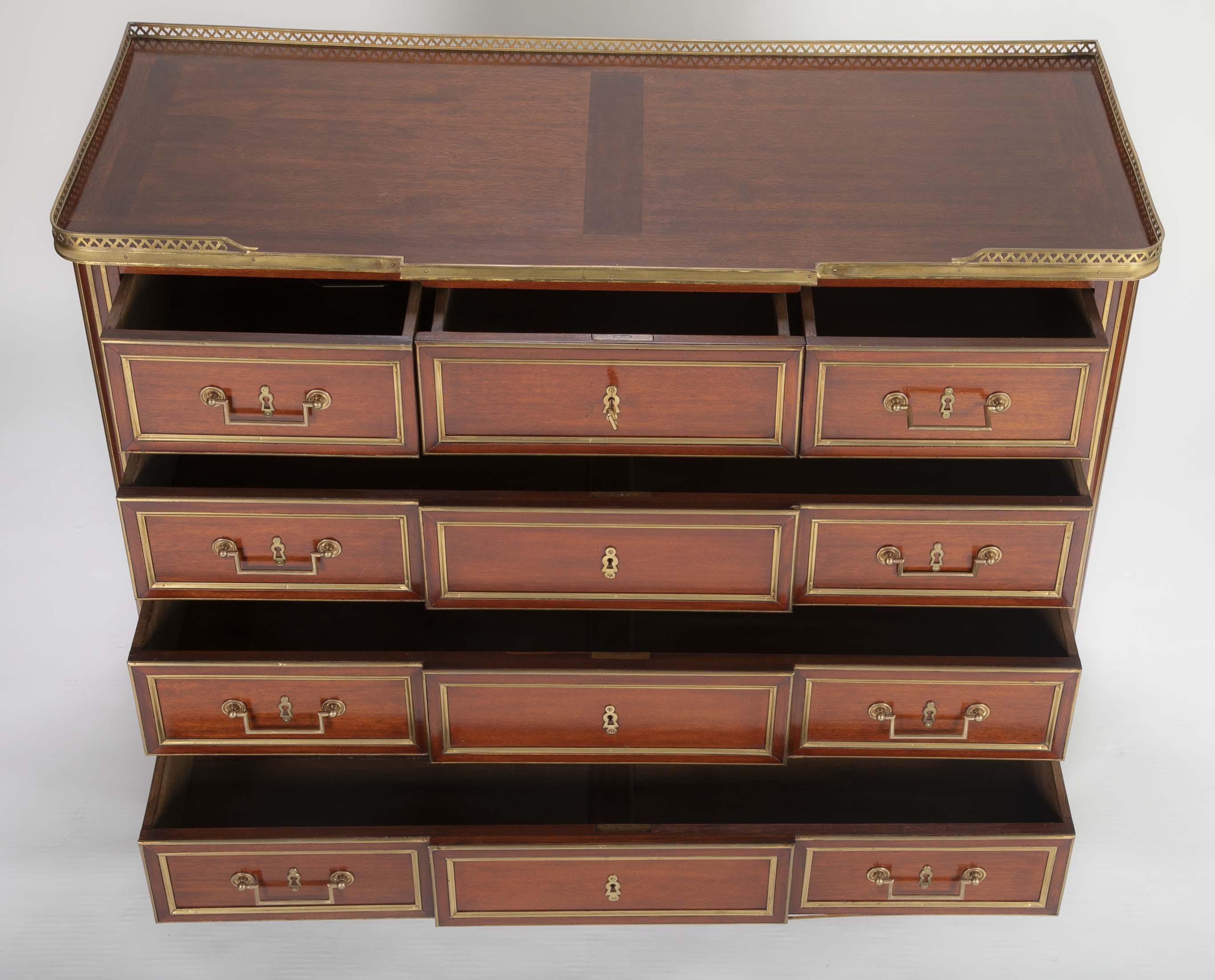 Louis XVI Style Mahogany Chest of Drawers