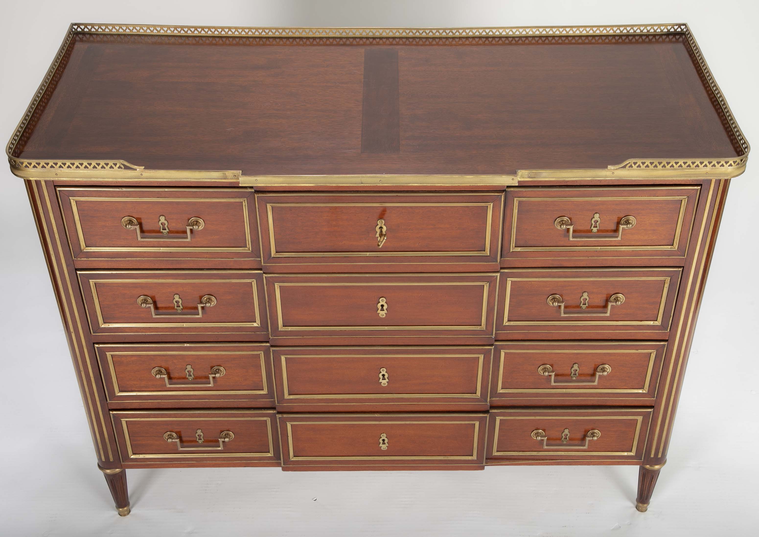 Louis XVI Style Mahogany Chest of Drawers
