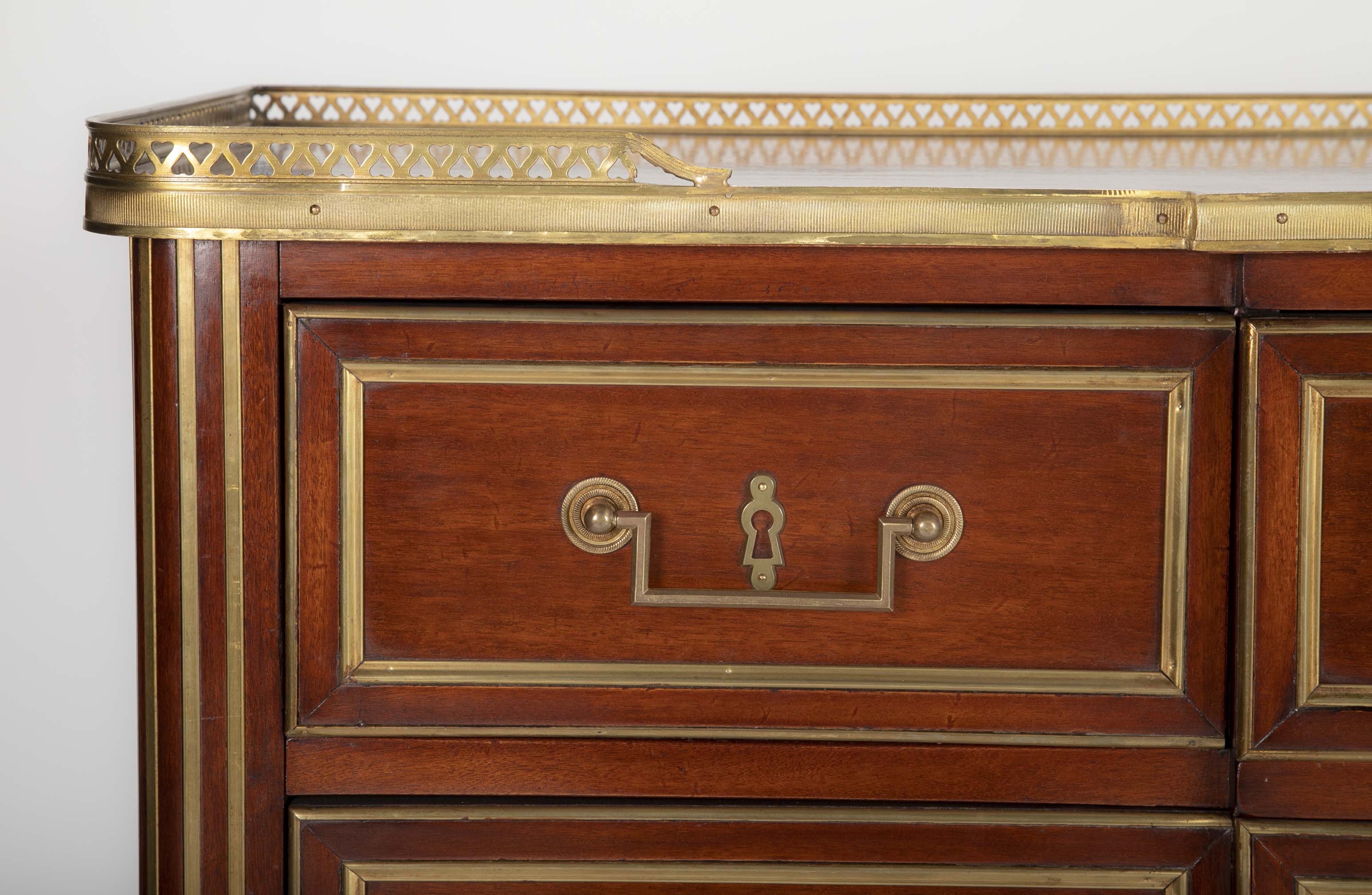 Louis XVI Style Mahogany Chest of Drawers
