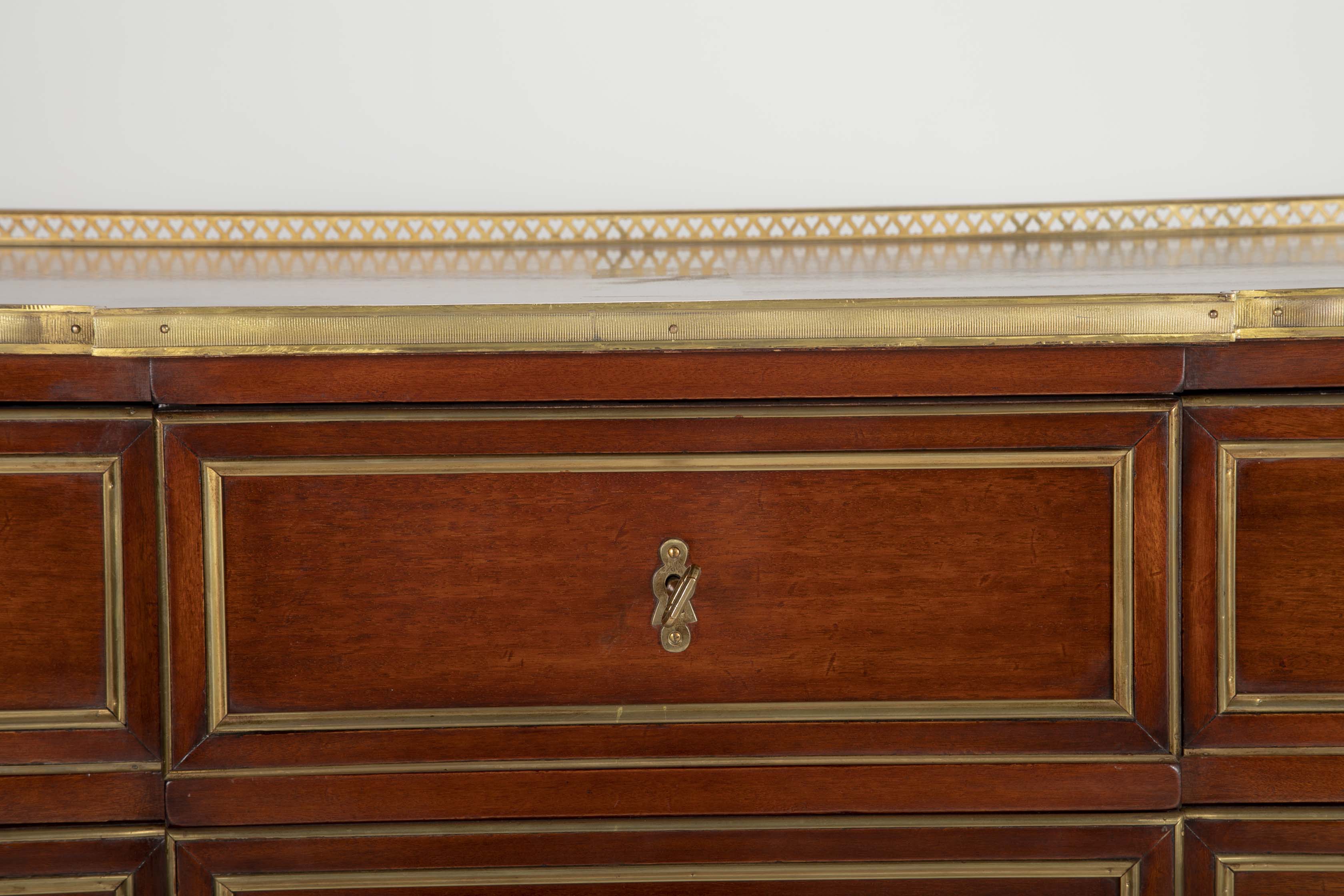 Louis XVI Style Mahogany Chest of Drawers