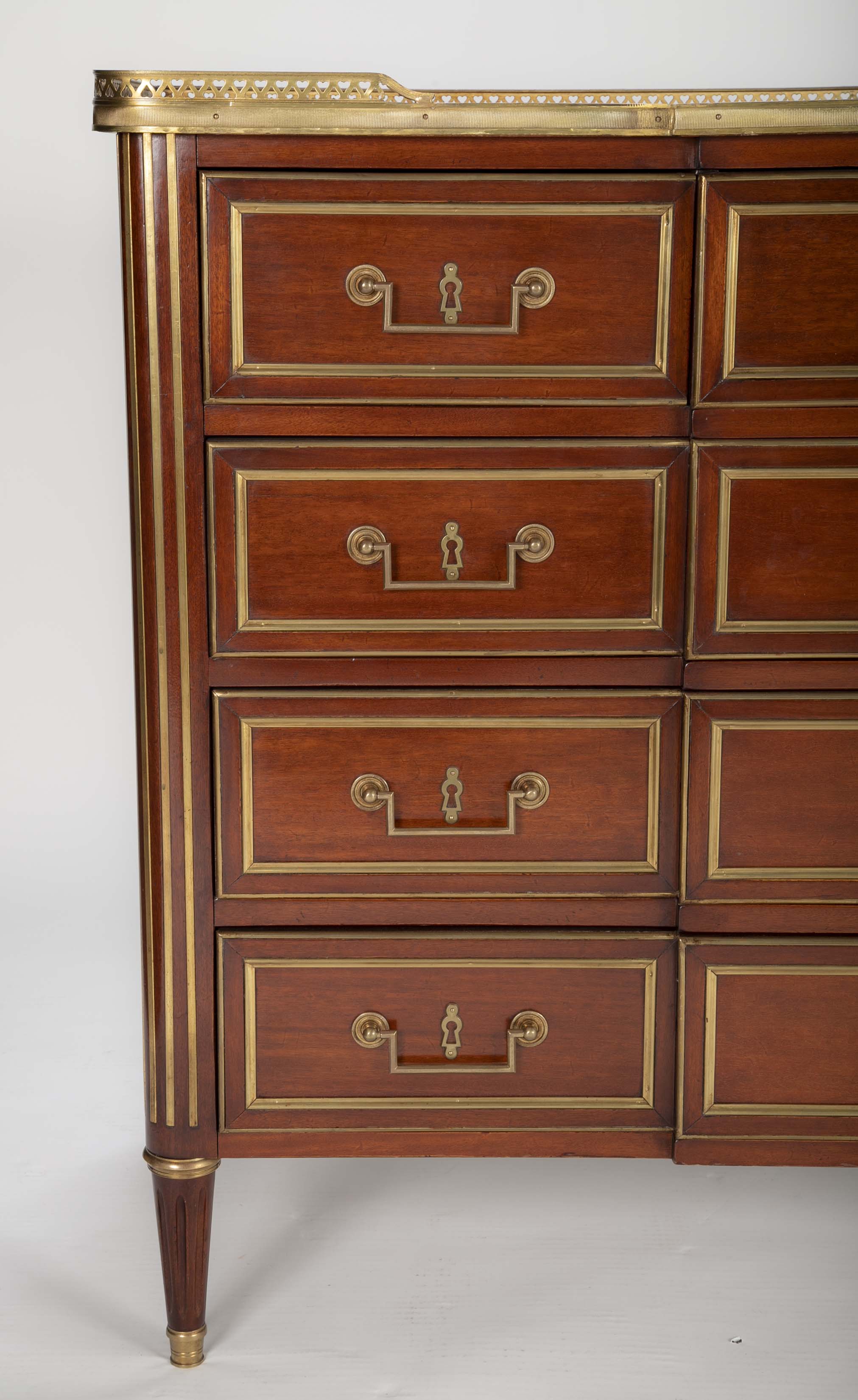 Louis XVI Style Mahogany Chest of Drawers