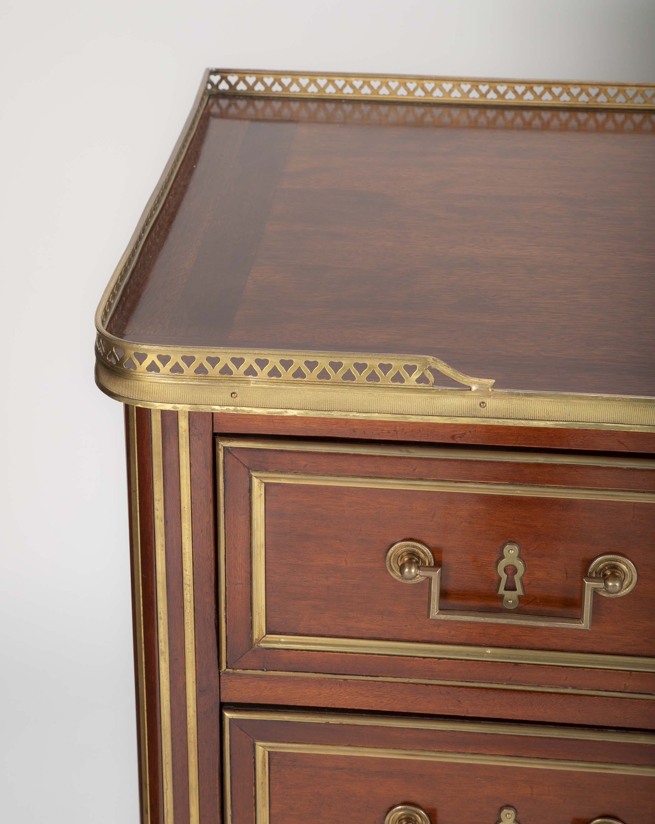 Louis XVI Style Mahogany Chest of Drawers