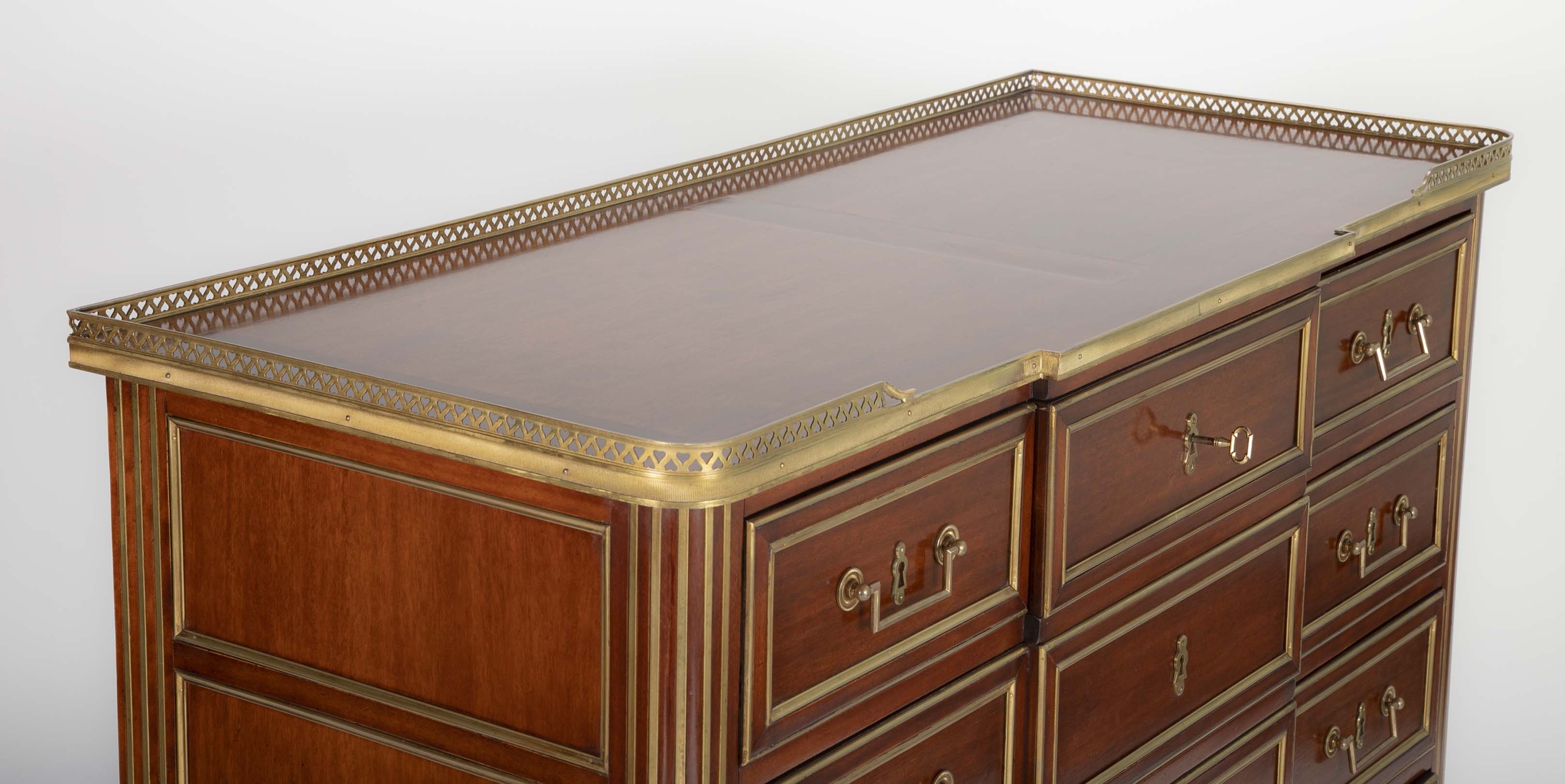 Louis XVI Style Mahogany Chest of Drawers