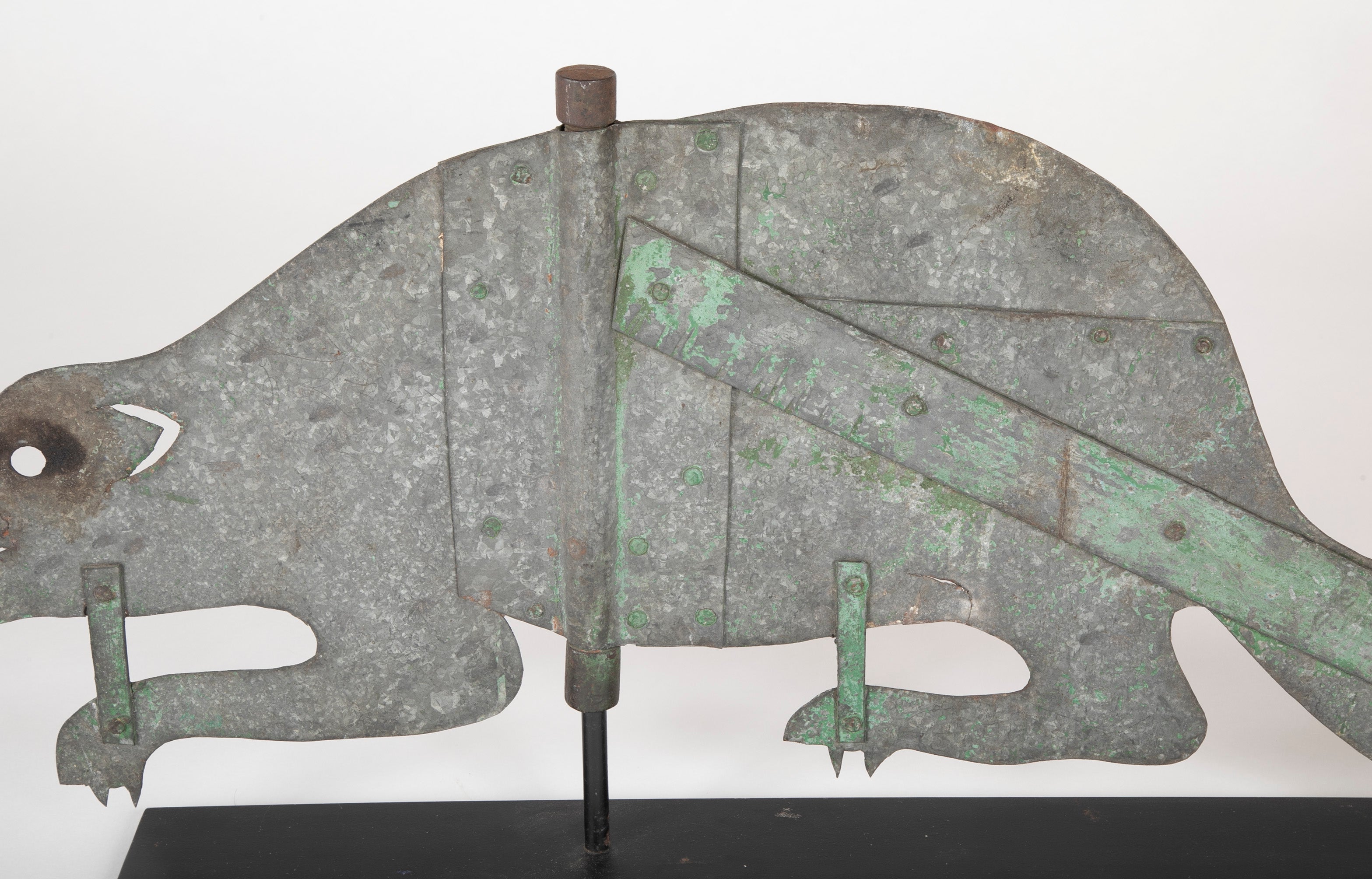 American Copper Beaver Form Weathervane