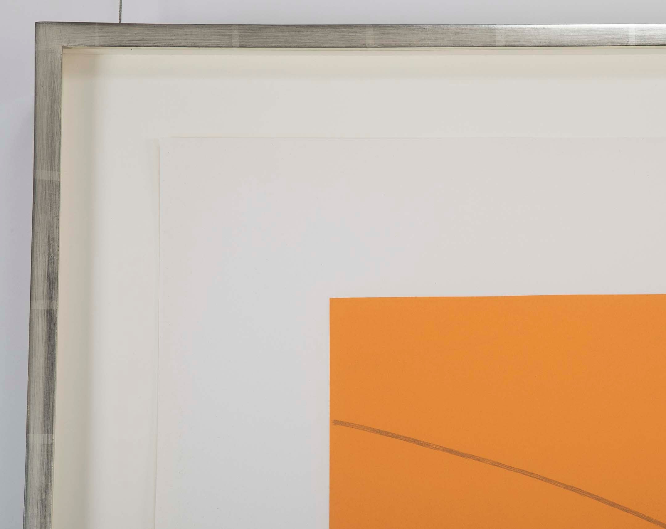 A complete set of “Three Aquatints” Prints by Robert Mangold.
