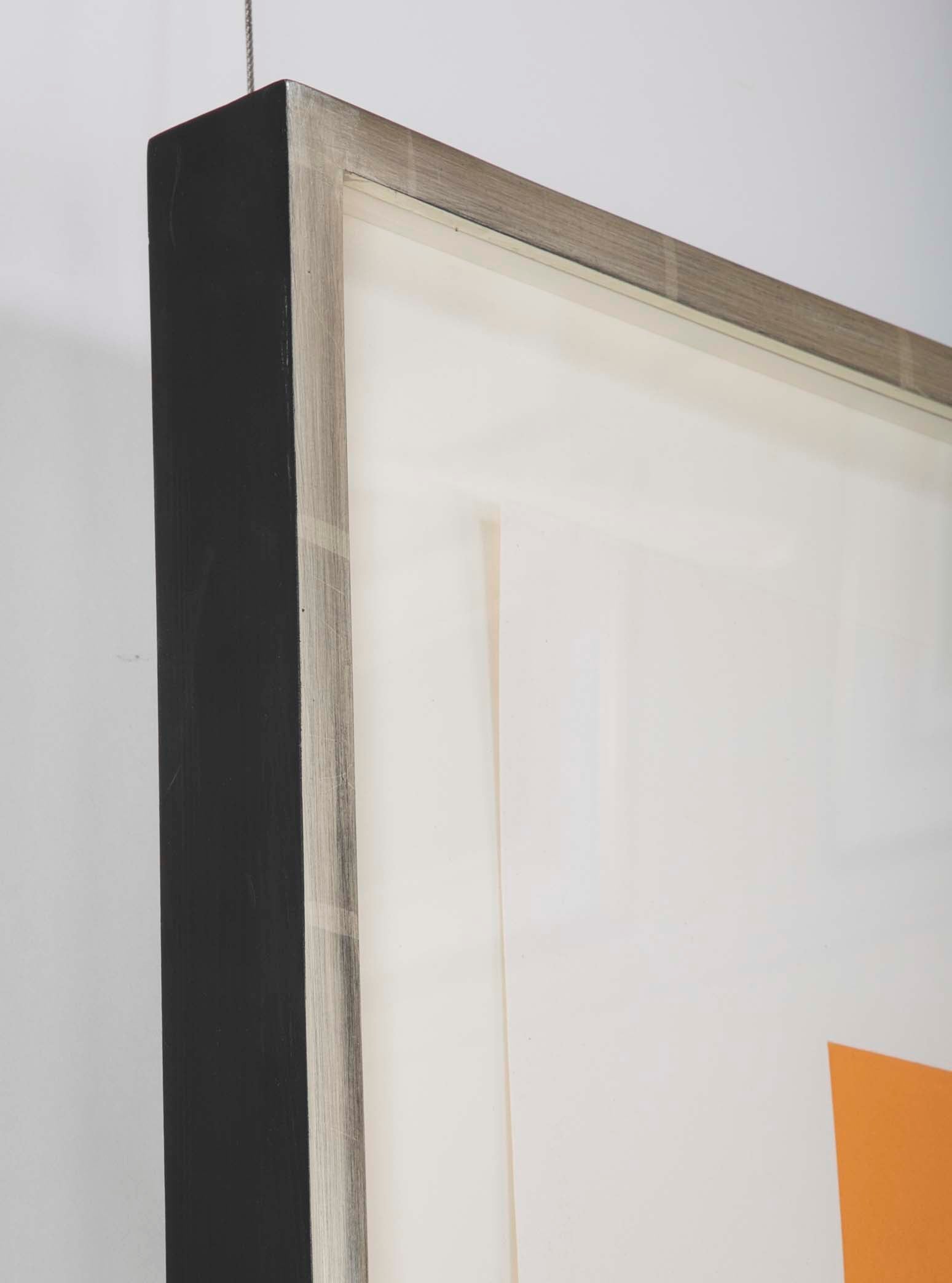 A complete set of “Three Aquatints” Prints by Robert Mangold.