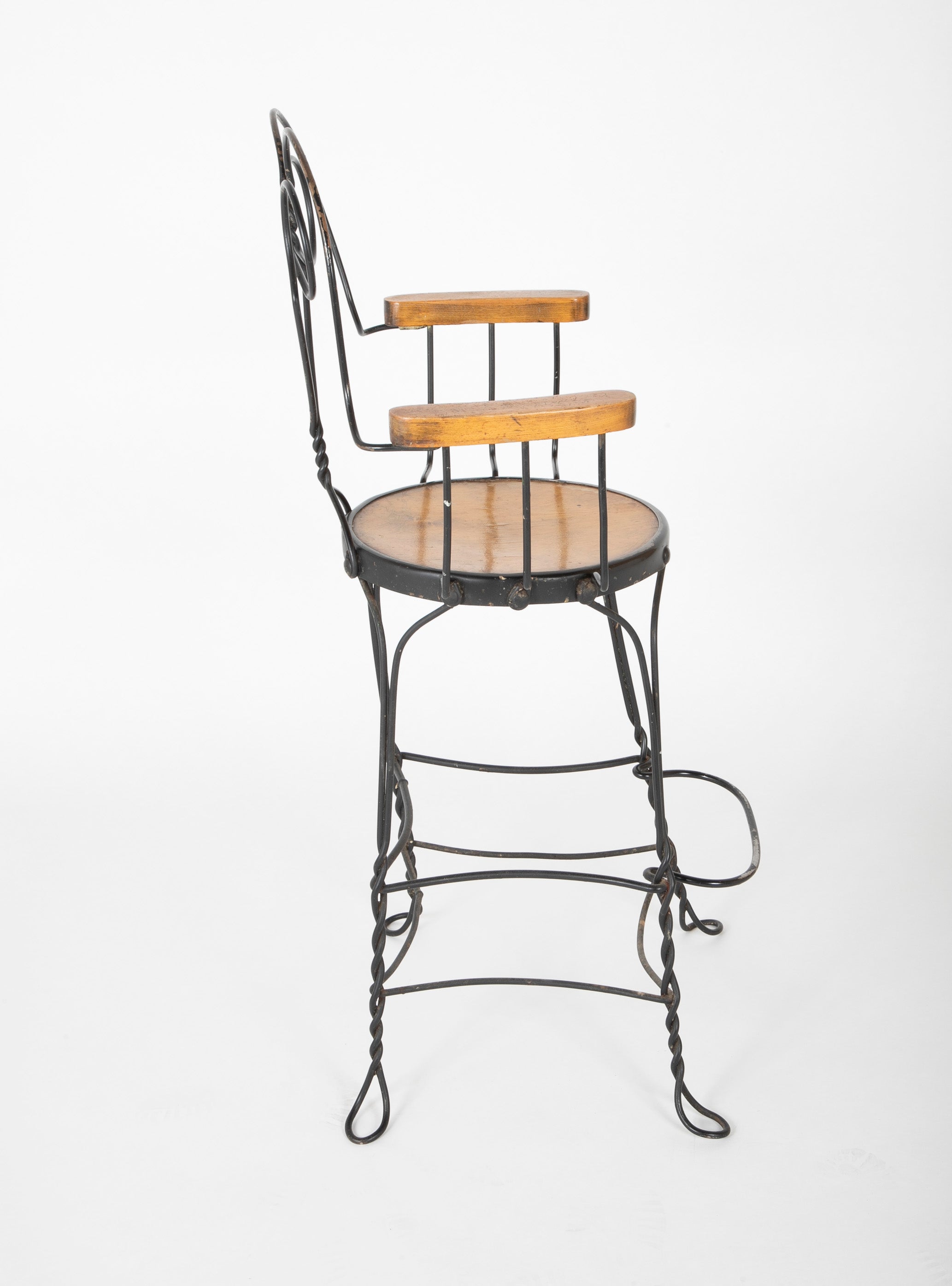 Pair of Late 19th - Early 20th Century Wire Chairs