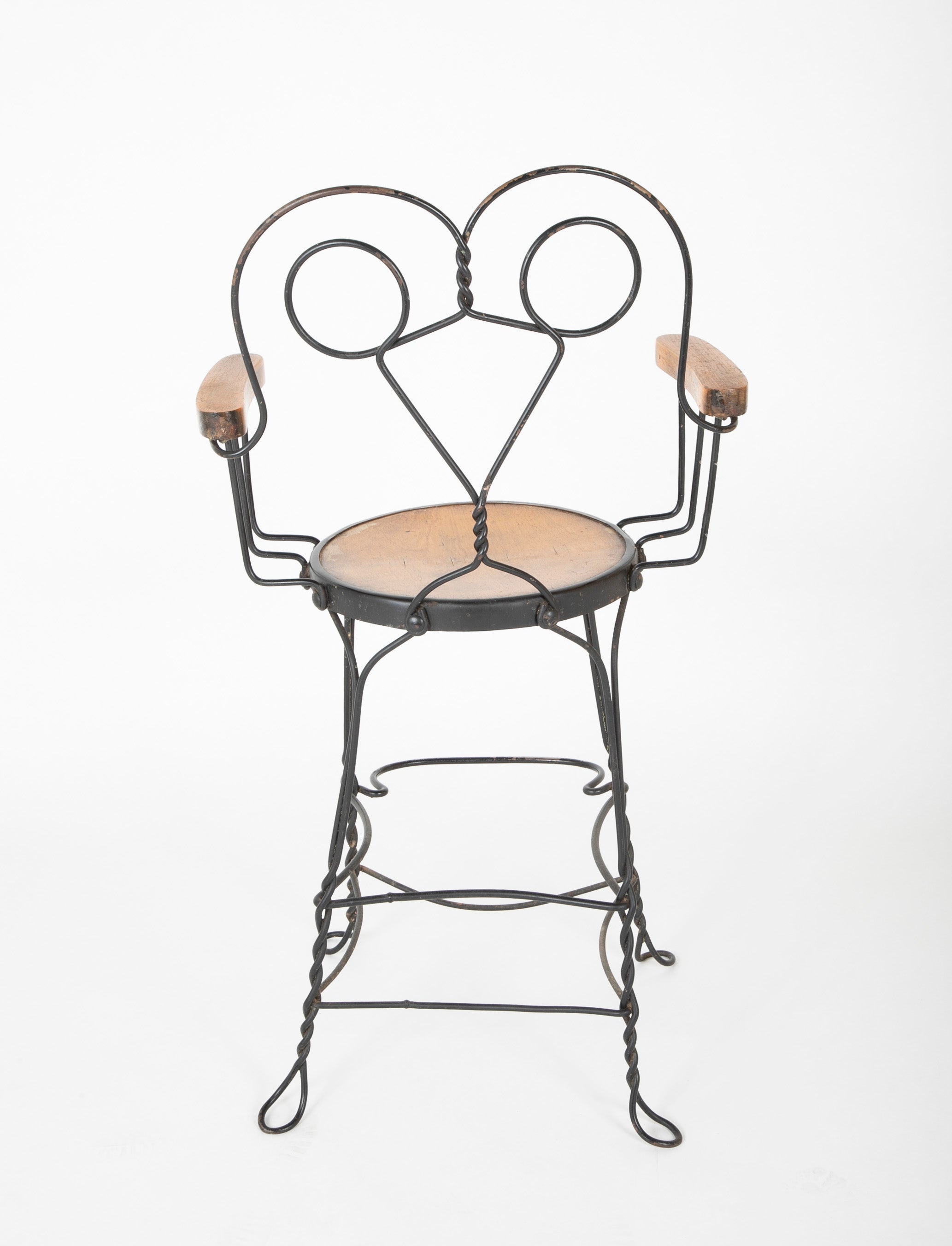 Pair of Late 19th - Early 20th Century Wire Chairs