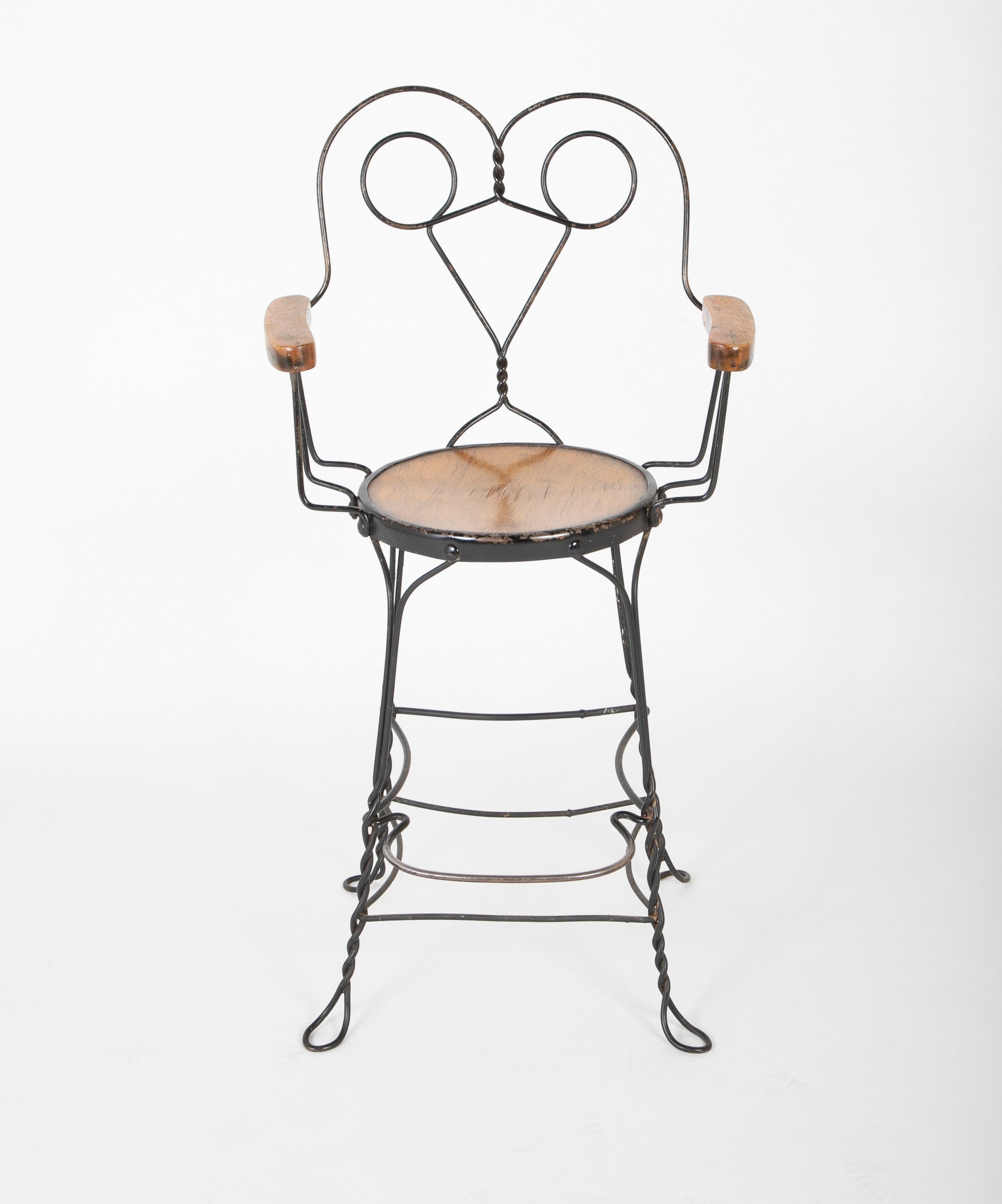 Pair of Late 19th - Early 20th Century Wire Chairs