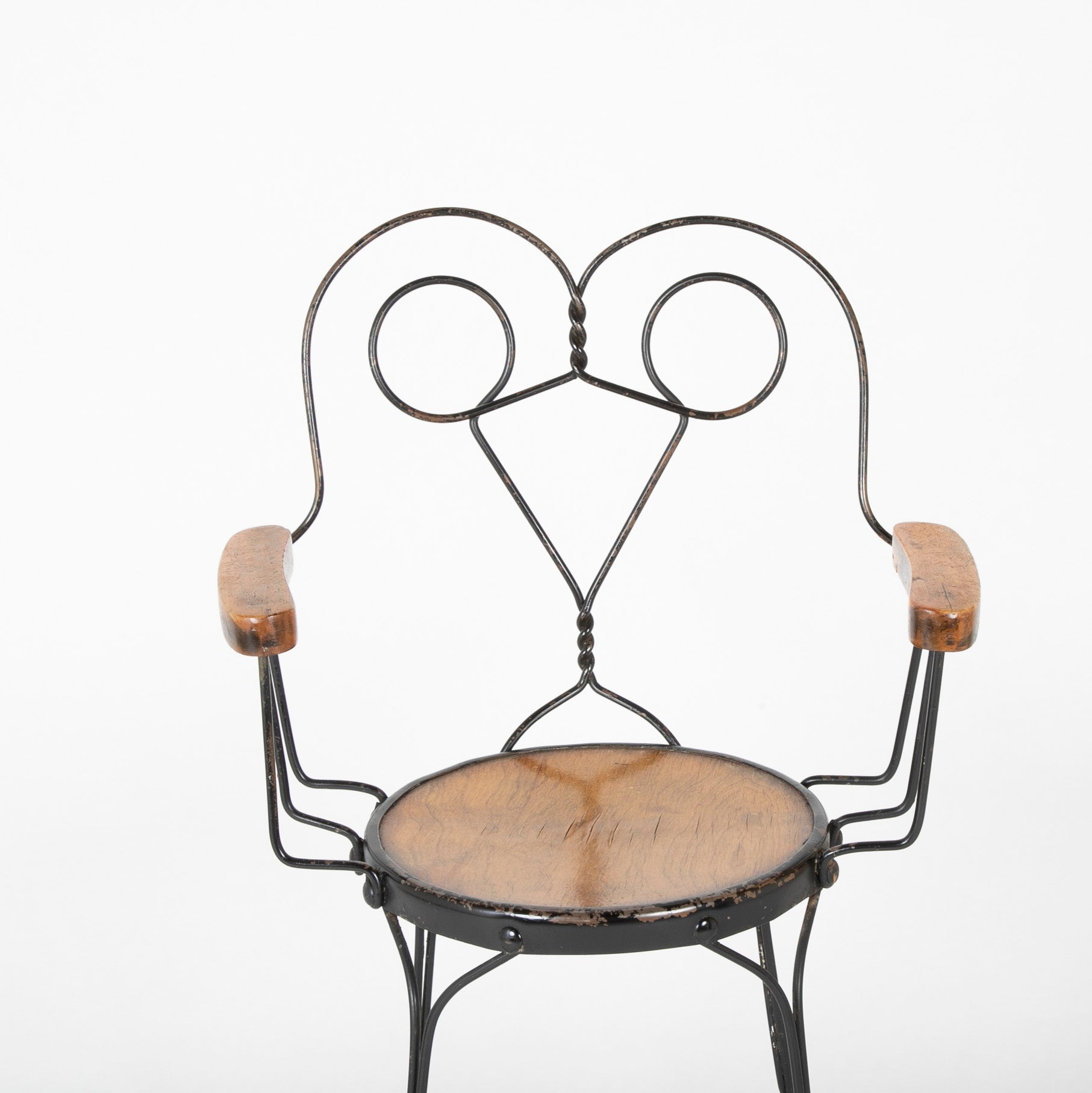 Pair of Late 19th - Early 20th Century Wire Chairs
