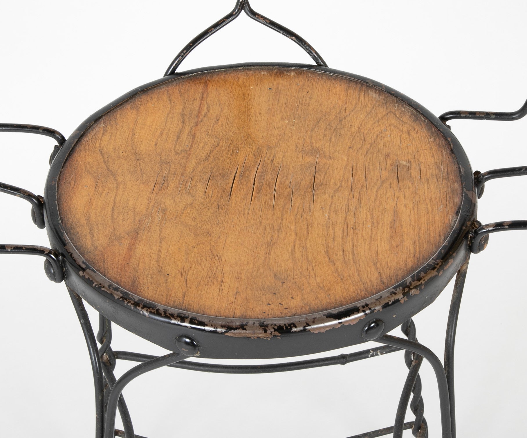 Pair of Late 19th - Early 20th Century Wire Chairs