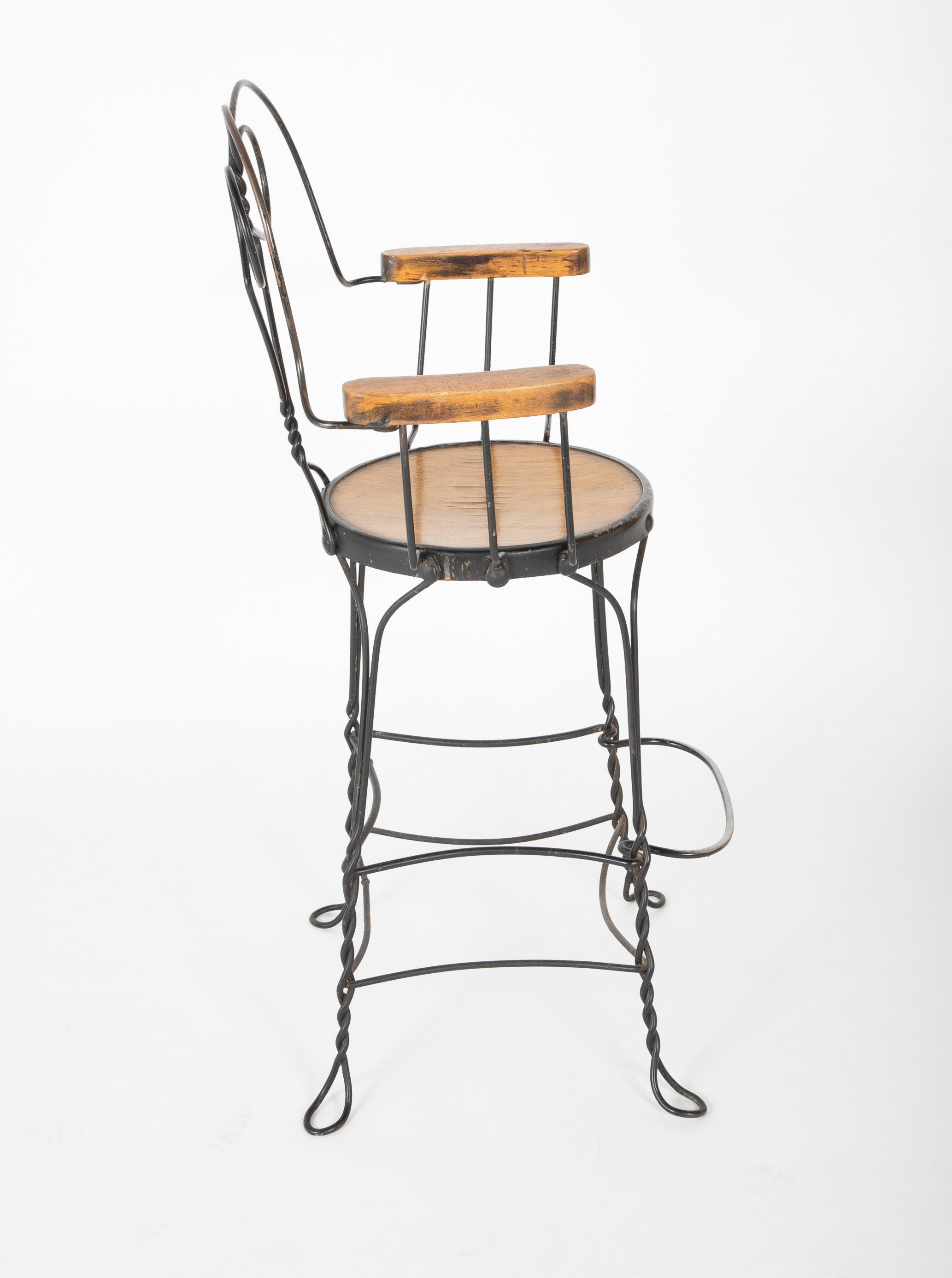 Pair of Late 19th - Early 20th Century Wire Chairs