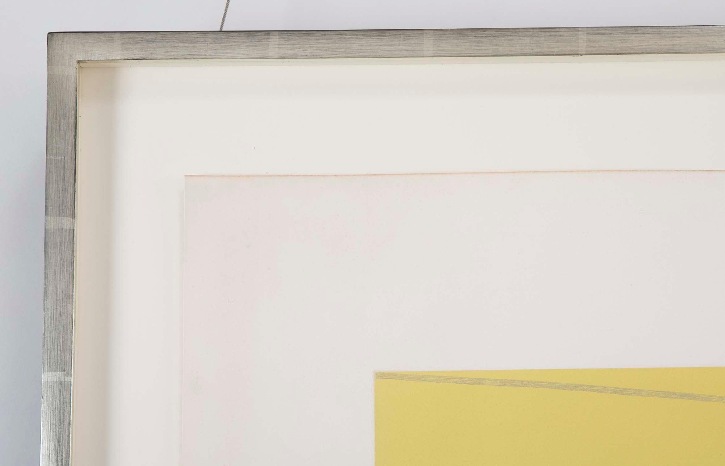 A complete set of “Three Aquatints” Prints by Robert Mangold.