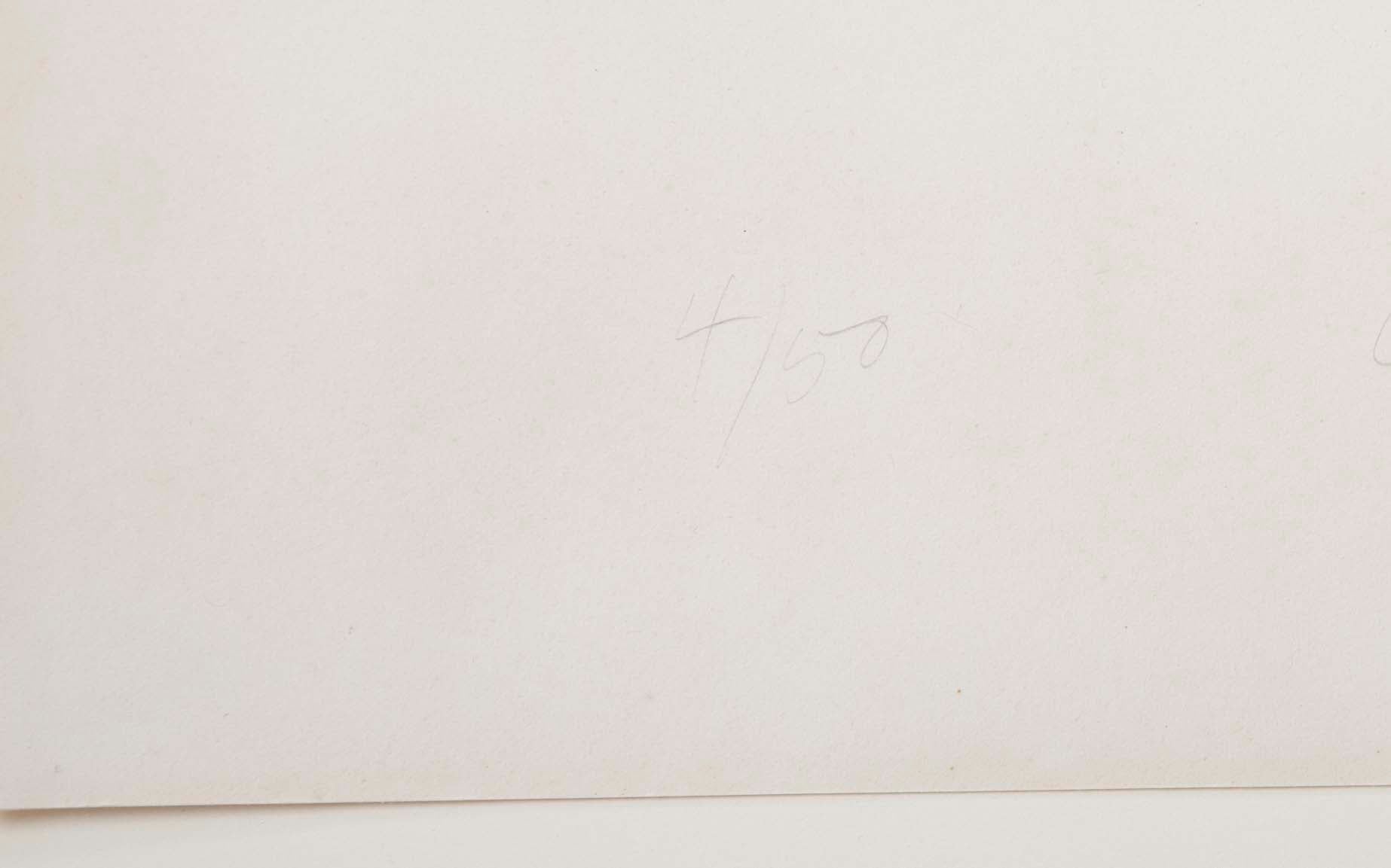 A complete set of “Three Aquatints” Prints by Robert Mangold.