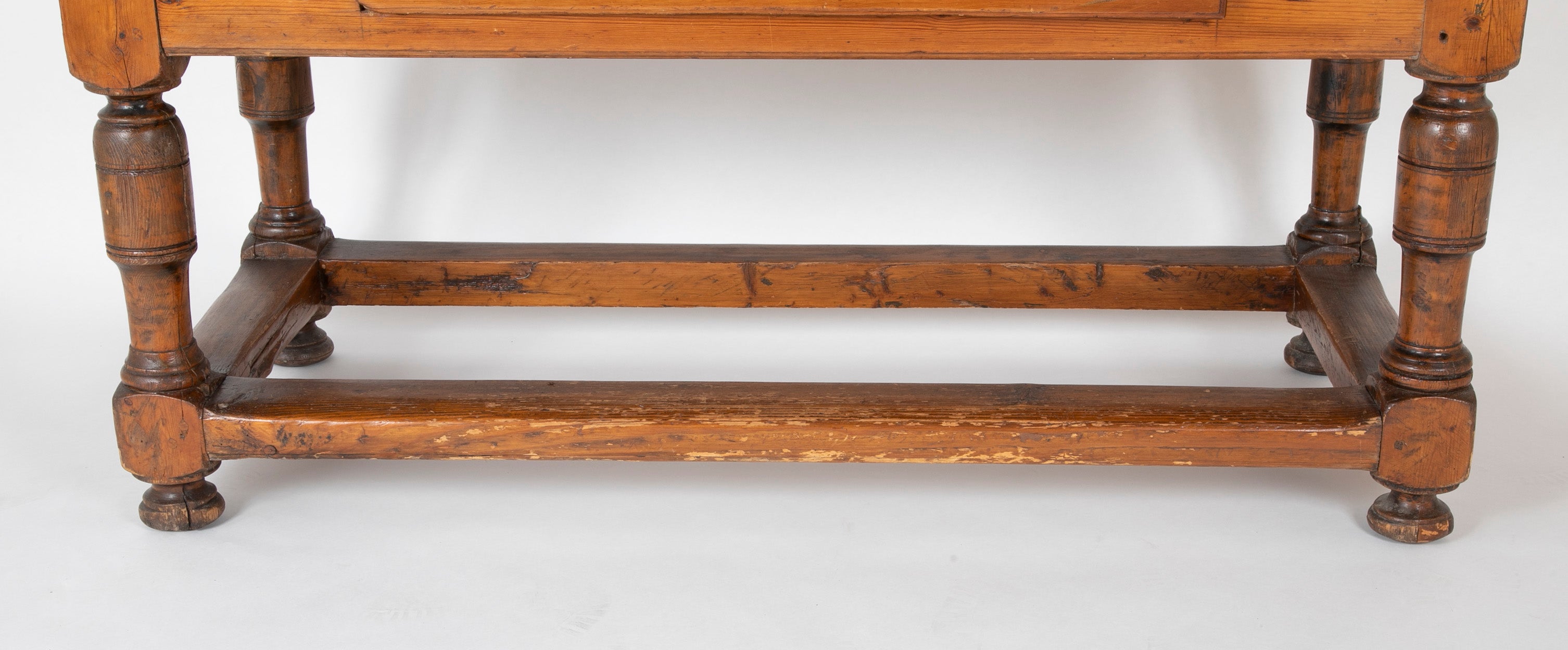 Southern Hard Pine Farm Table Made by Freed Slave