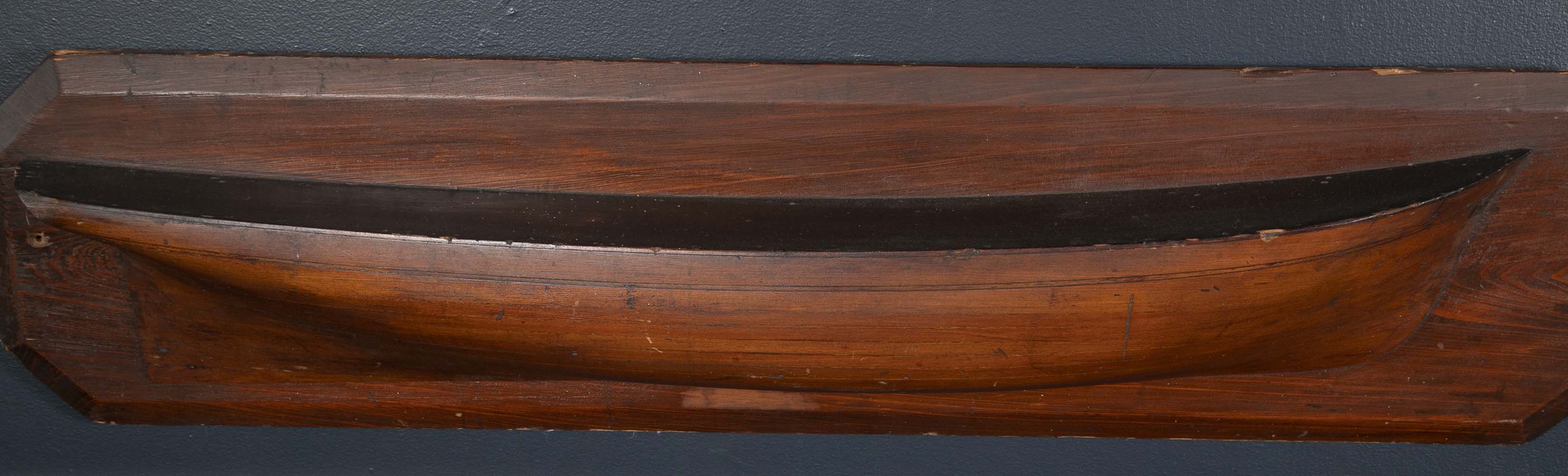 Mounted Builder's Half Hull Model of the Ship "George T. Hay"