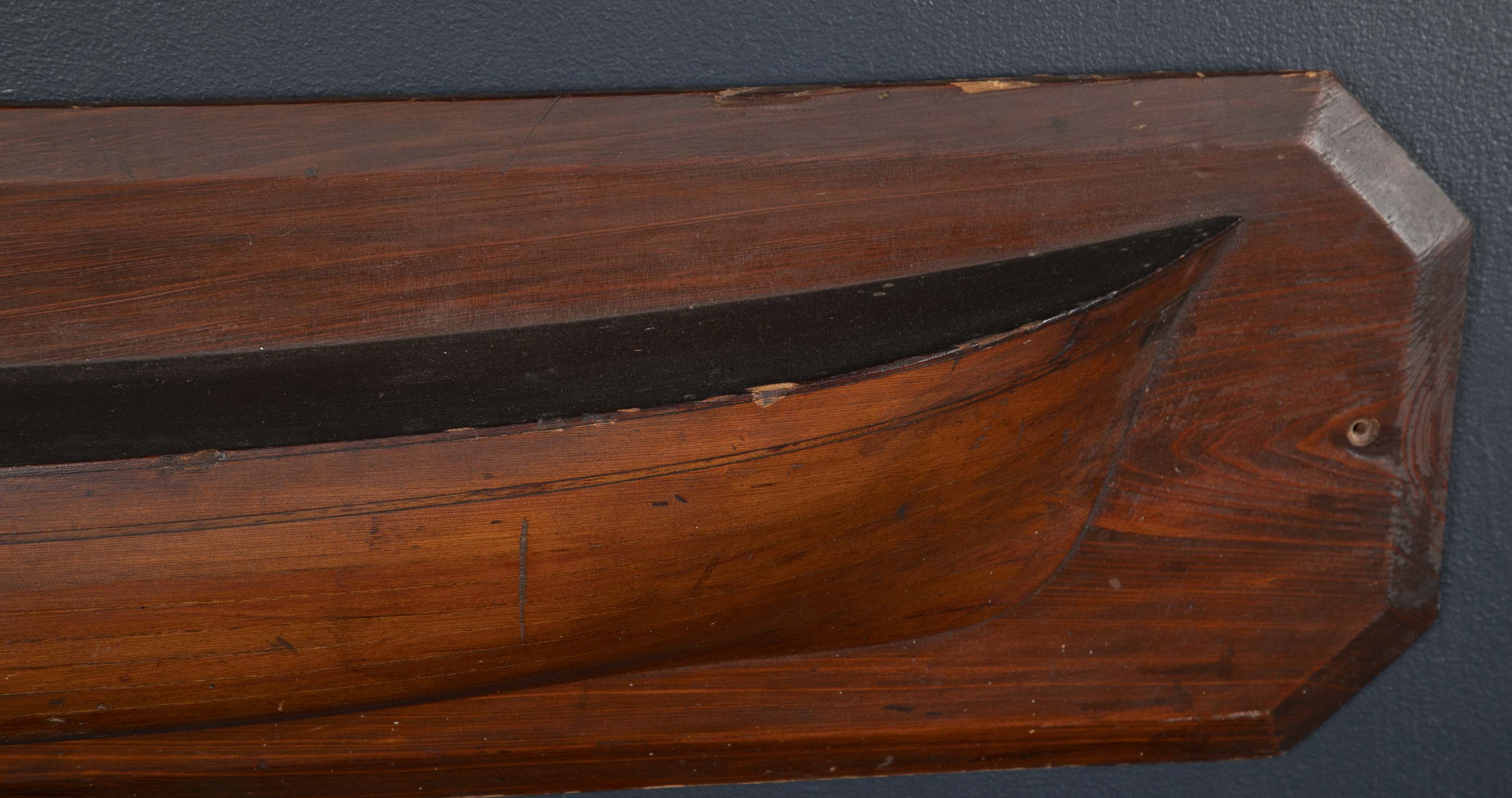 Mounted Builder's Half Hull Model of the Ship "George T. Hay"