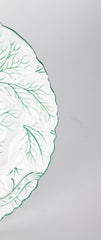 19th Century Continental Cabbage Ware Plate