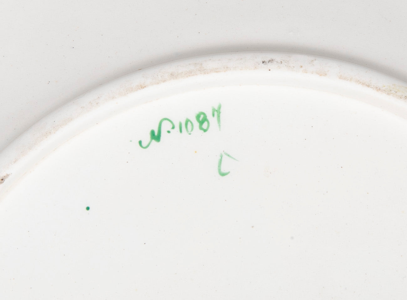 19th Century Continental Cabbage Ware Plate