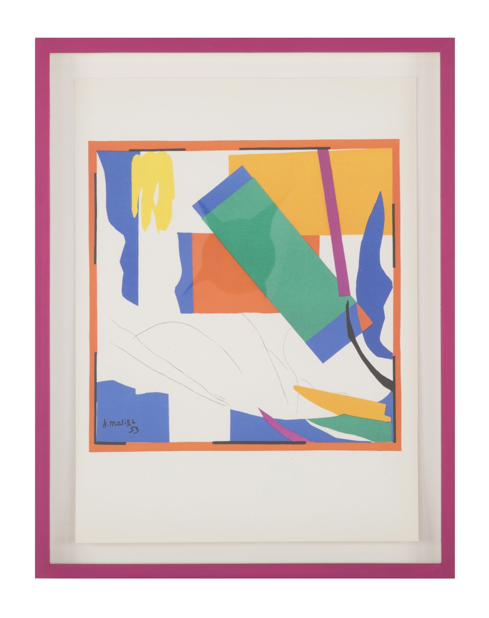 Group of Four Lithographs by Henri Matisse.