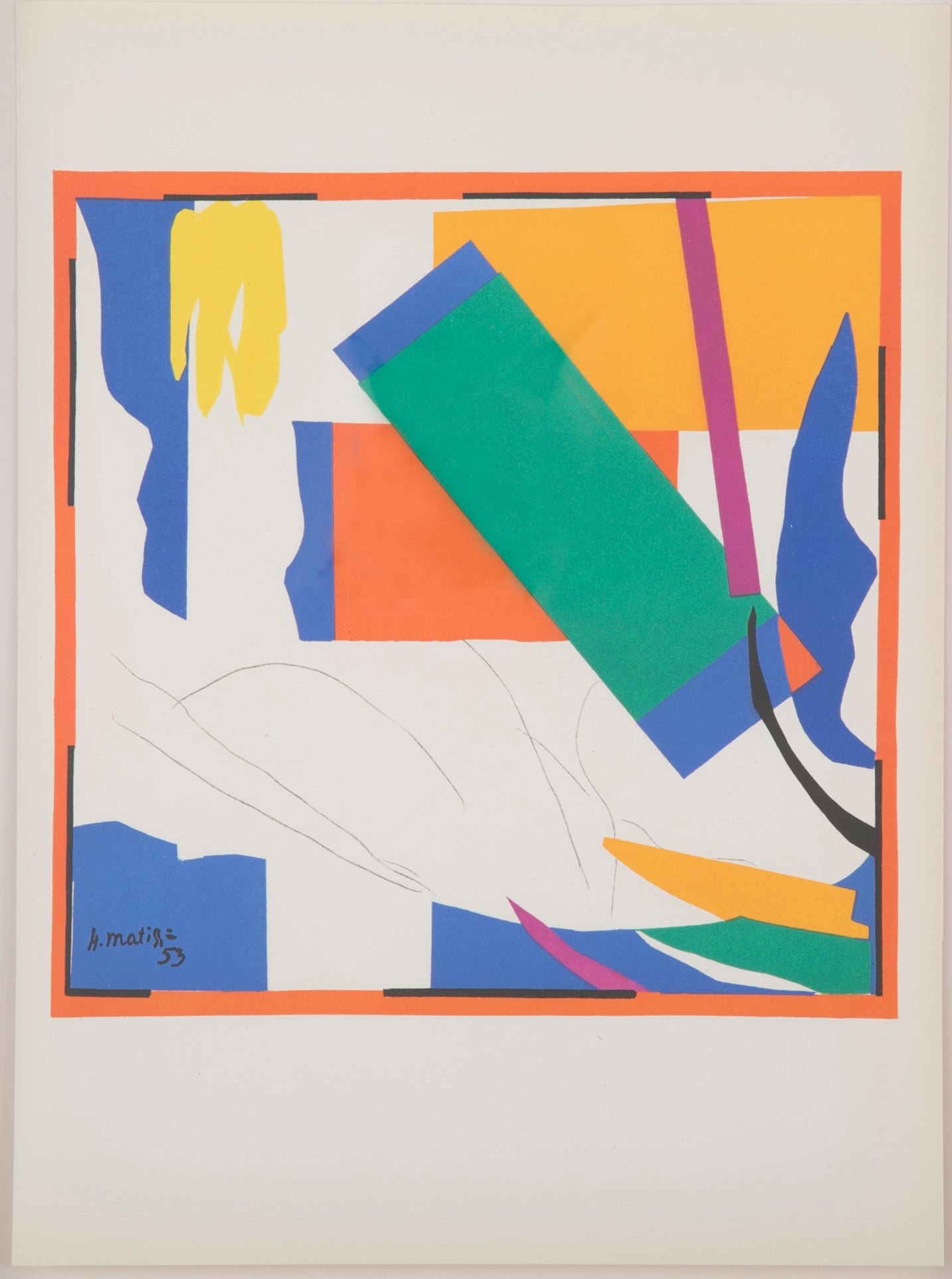 Group of Four Lithographs by Henri Matisse.
