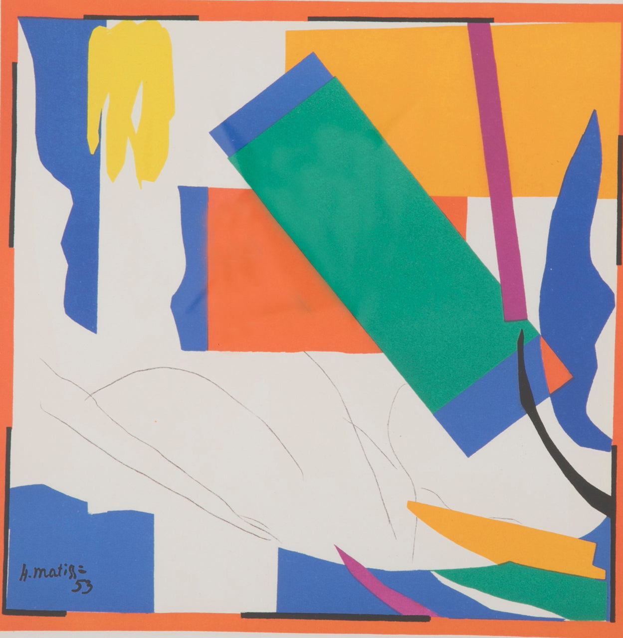 Group of Four Lithographs by Henri Matisse.