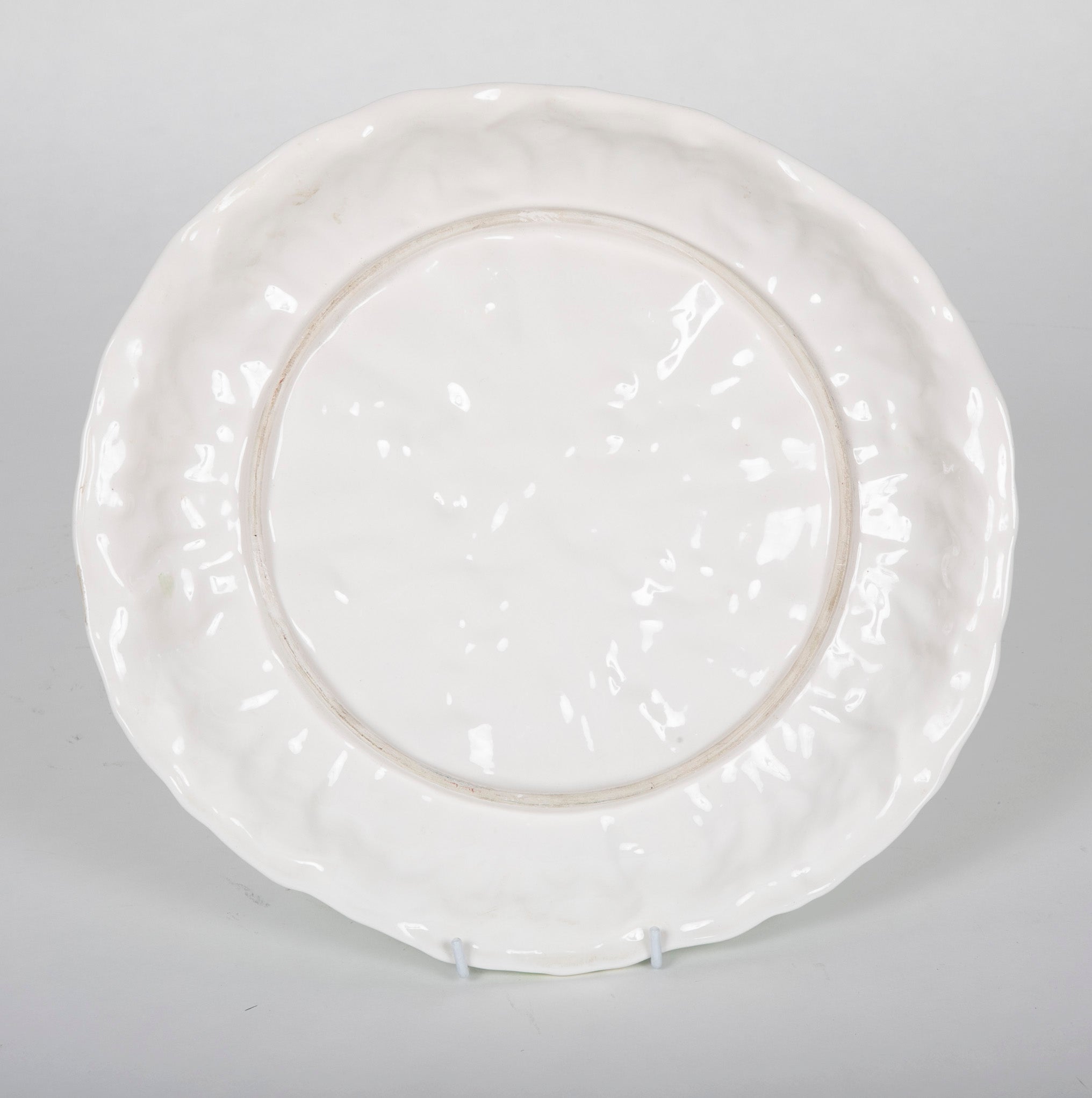 A 20th Century Continental Lettuce Ware Charger