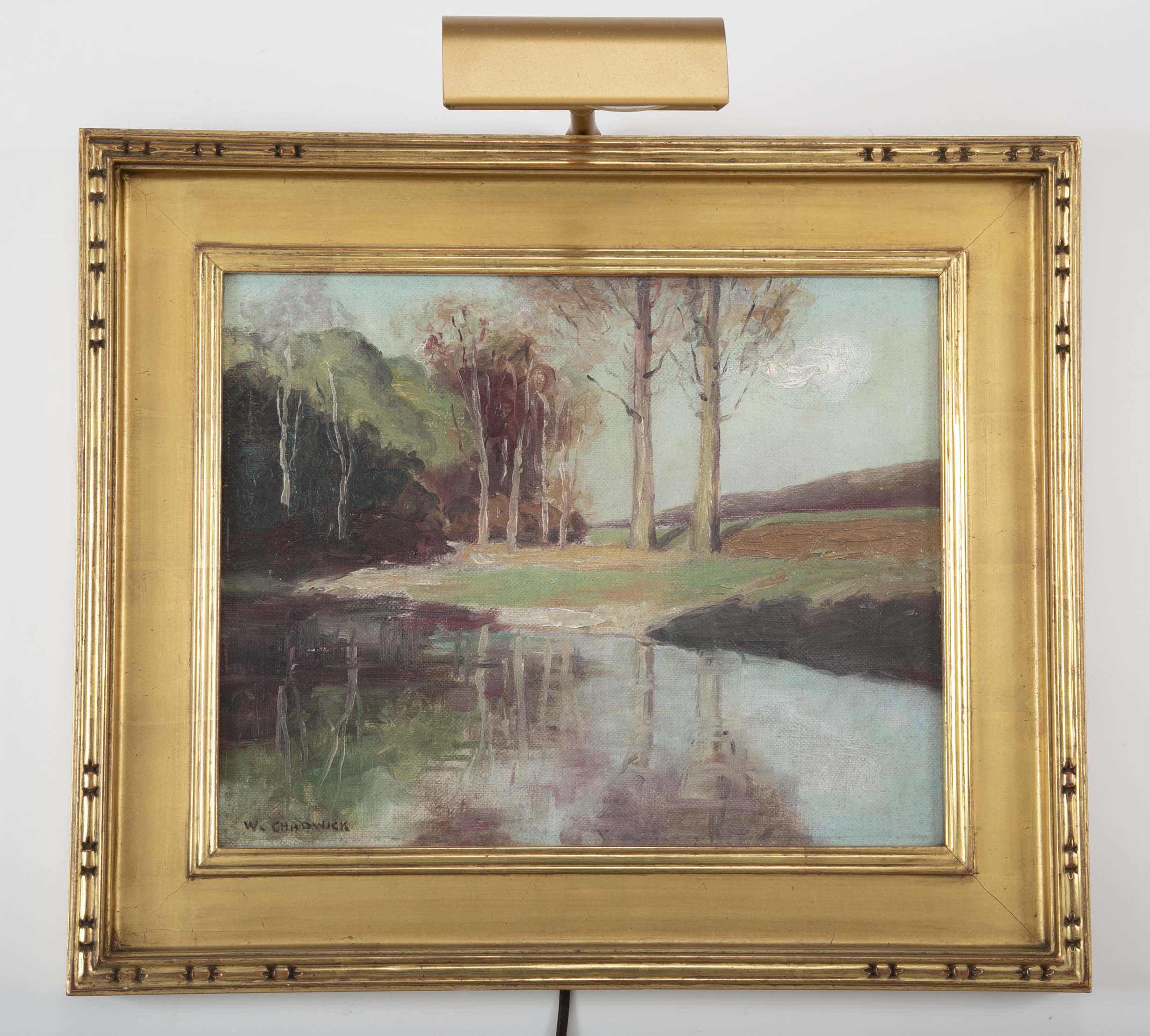 "Edge of the Pond" Oil on Canvas by William Chadwick