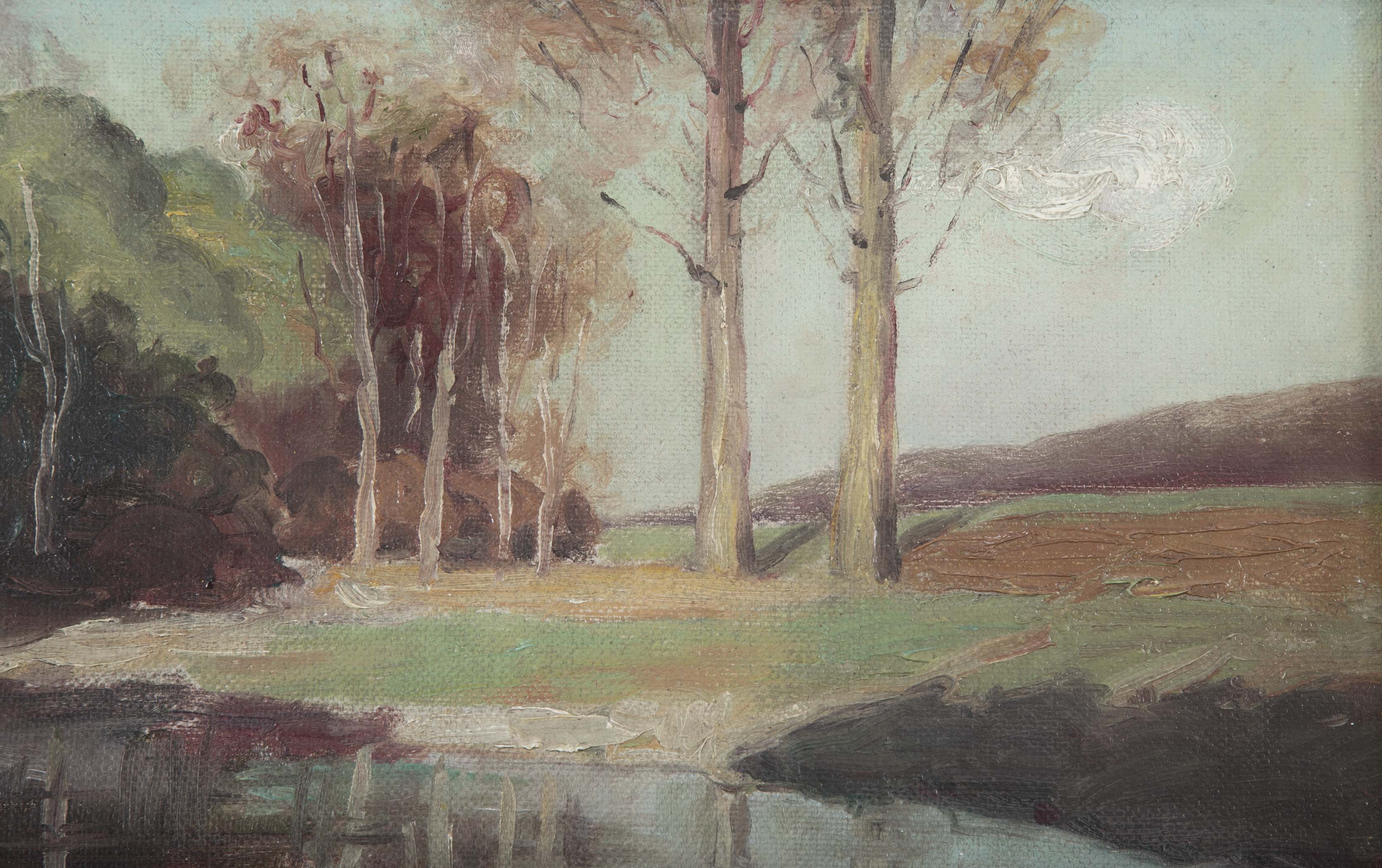"Edge of the Pond" Oil on Canvas by William Chadwick