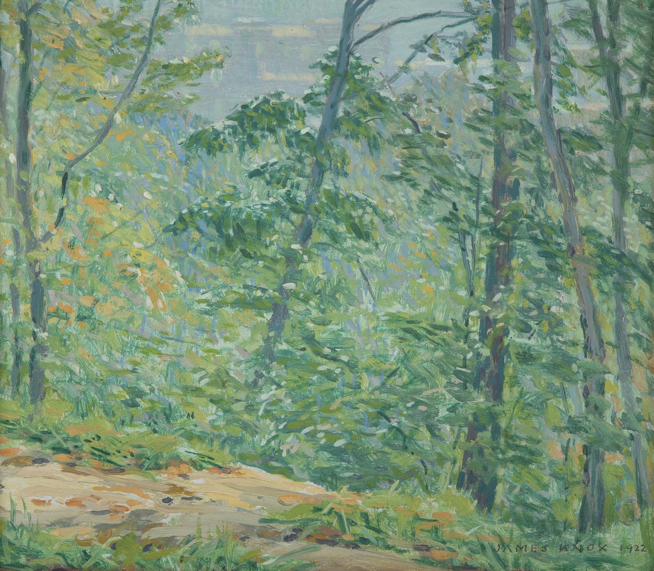 Oil on Canvas Board by James Knox